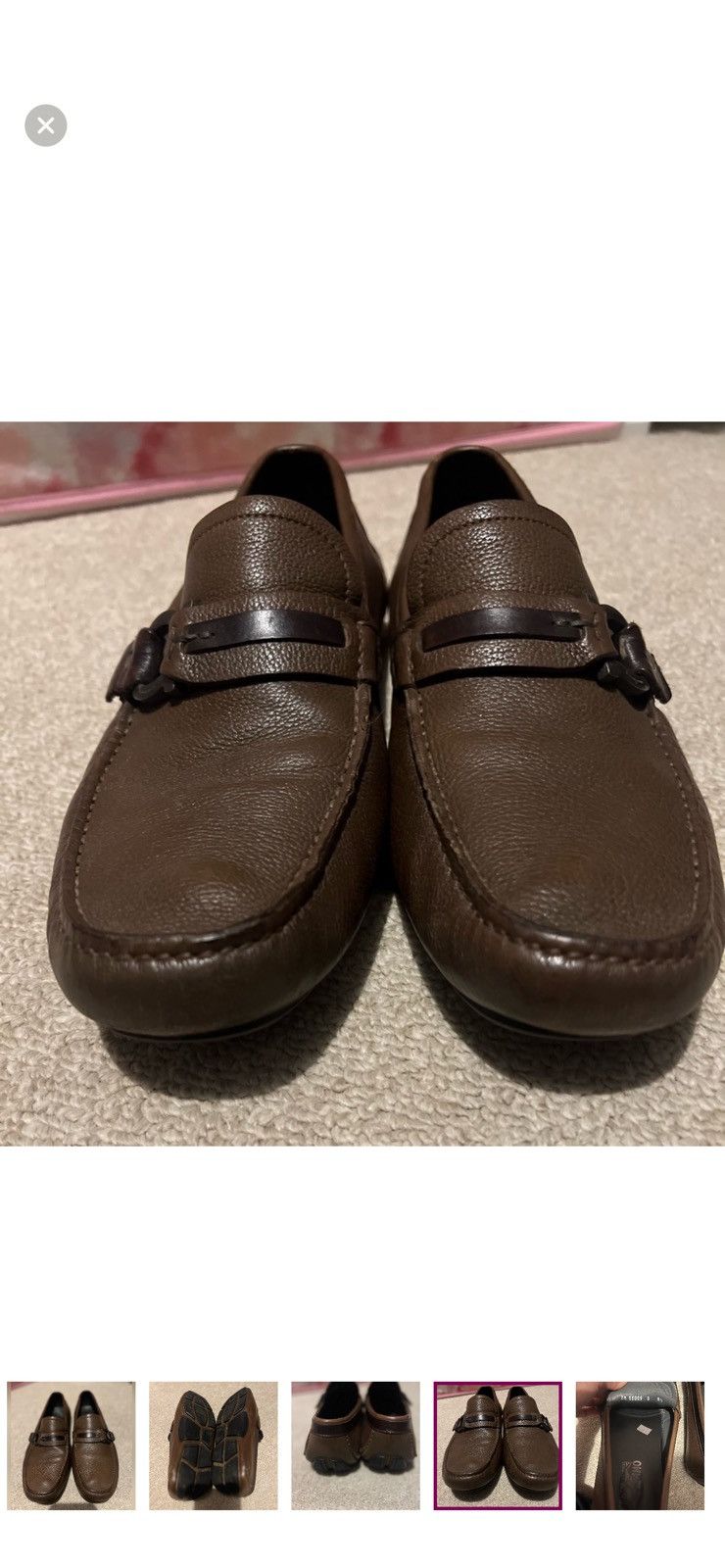 Salvatore Ferragamo Salvatore ferragamo mens brown driving shoes size 8.5 Size US 8.5 / EU 41-42 - 4 Thumbnail
