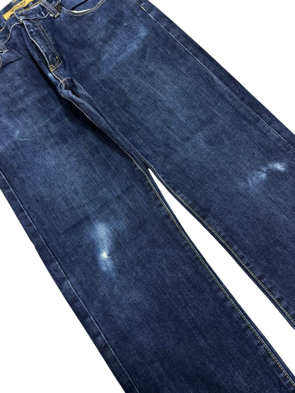 Japanese Brand × Kaihara Denim × Vintage Vintage Kaihara Uniqlo S-002 Blue Indigo Washed Jeans Size US 32 / EU 48 - 3 Thumbnail