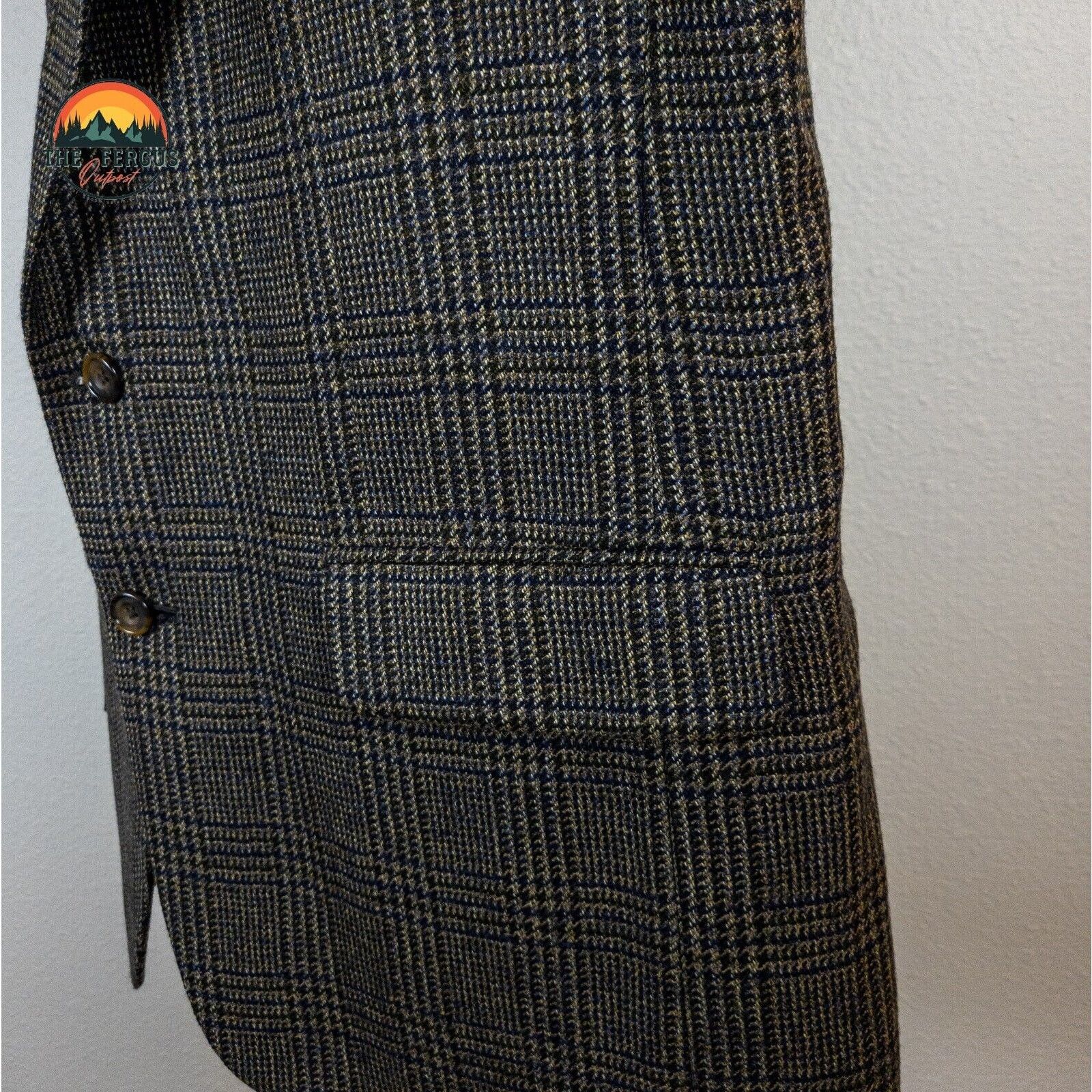 Oscar De La Renta Oscar De La Renta Heritage Wool Blazer Sport Coat Sz 42R Size 42R - 14 Thumbnail