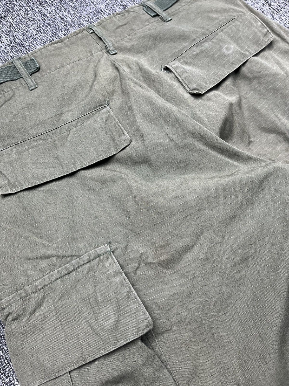 Vintage Vintage Millitary rip stop OG-107 mfg cargo pants Size US 32 / EU 48 - 4 Thumbnail