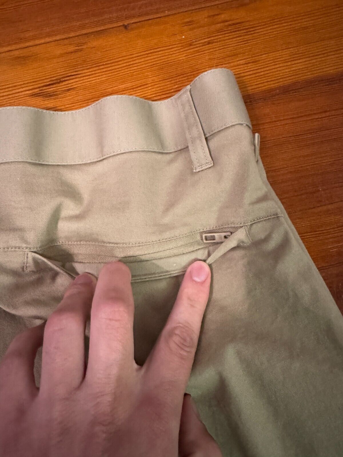 Fabletics 31x32 Fabletics High Side Chino Pants Twill Slim Fit Khakis Size US 32 / EU 48 - 7 Thumbnail