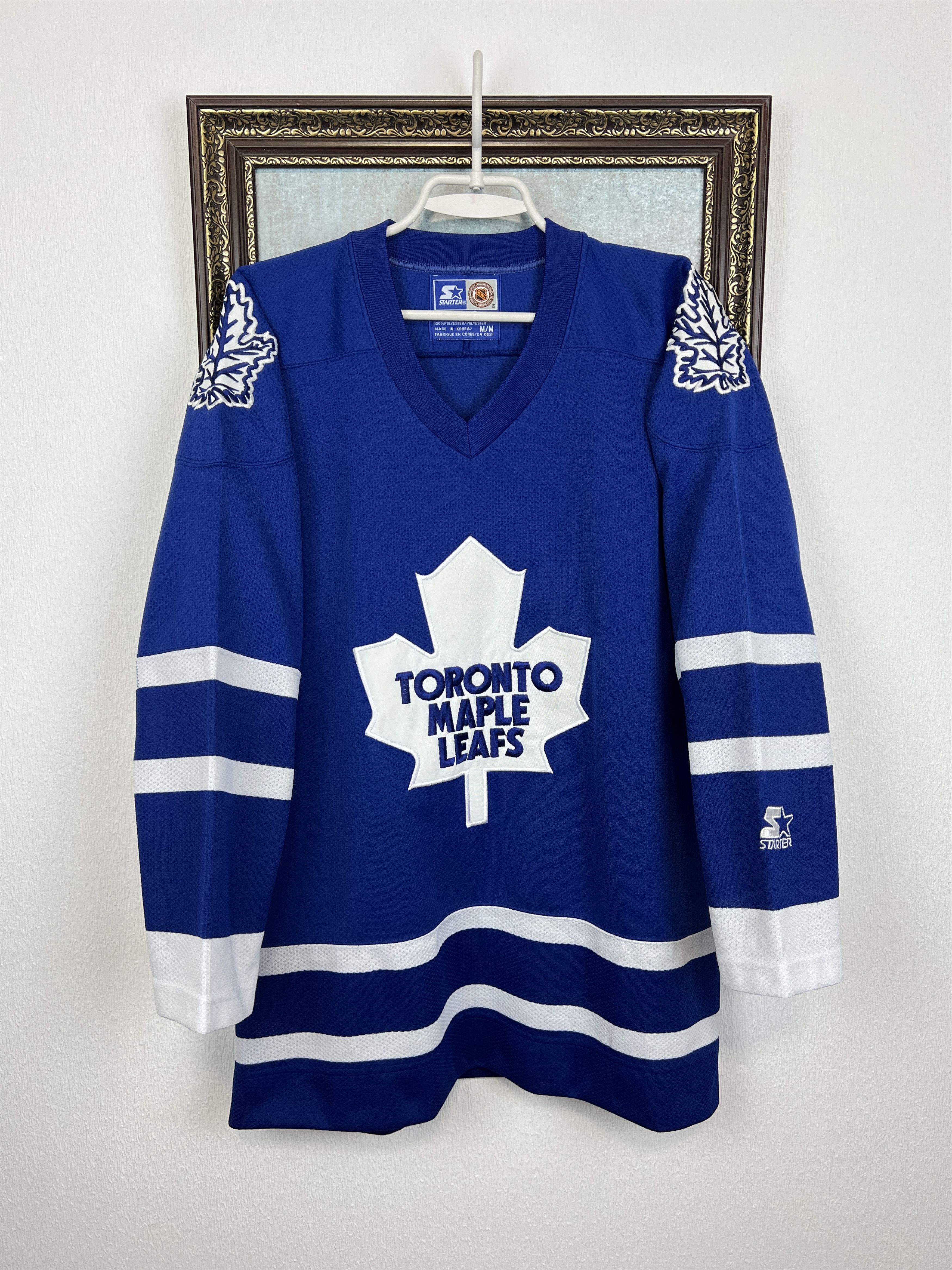 Starter Vintage 90's Toronto Maple Leafs Long Sleeve Jersey Trikot Size US M / EU 48-50 / 2 - 1 Thumbnail