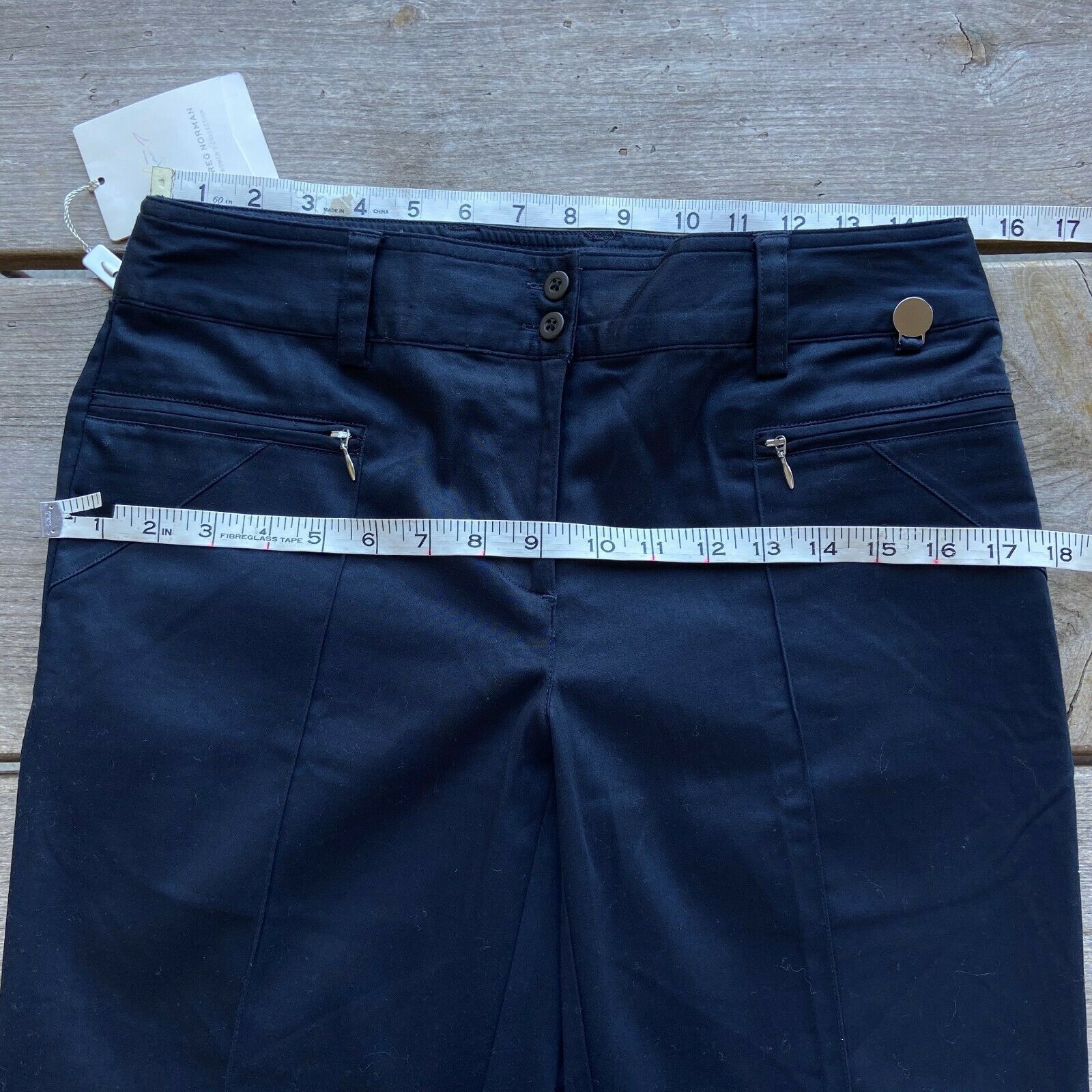 Greg Norman Greg Norman Womens Pants Size 4 Navy Blue Basic Slacks NEW Size 27" / US 4 / IT 40 - 7 Thumbnail