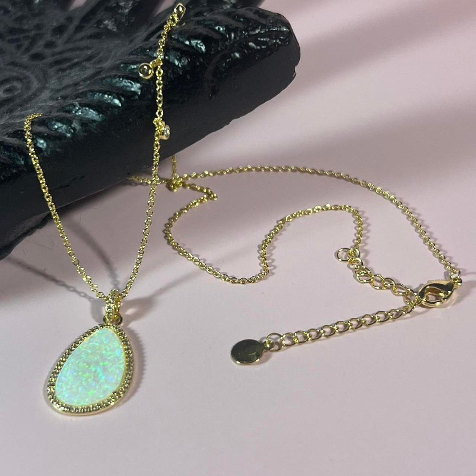 Jewelry Hespera gold asymmetric necklace Size ONE SIZE - 1 Thumbnail