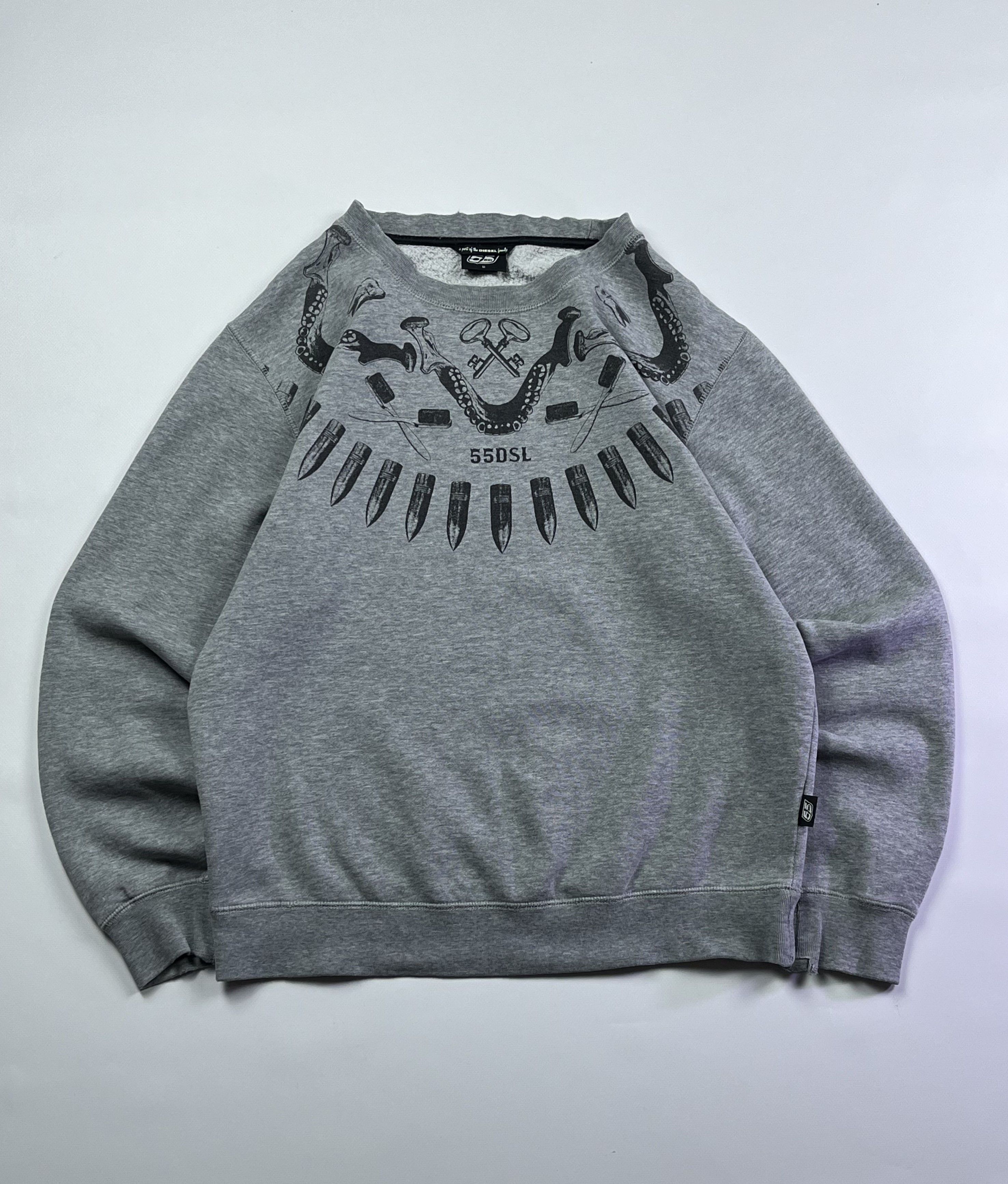 Diesel × Vintage DIESEL Vintage Sweatshirt Size US S / EU 44-46 / 1 - 6 Thumbnail