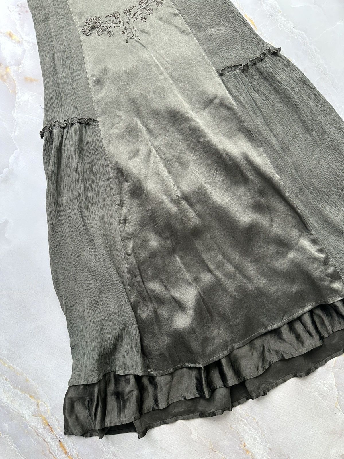 Vintage Silk Midi Dress