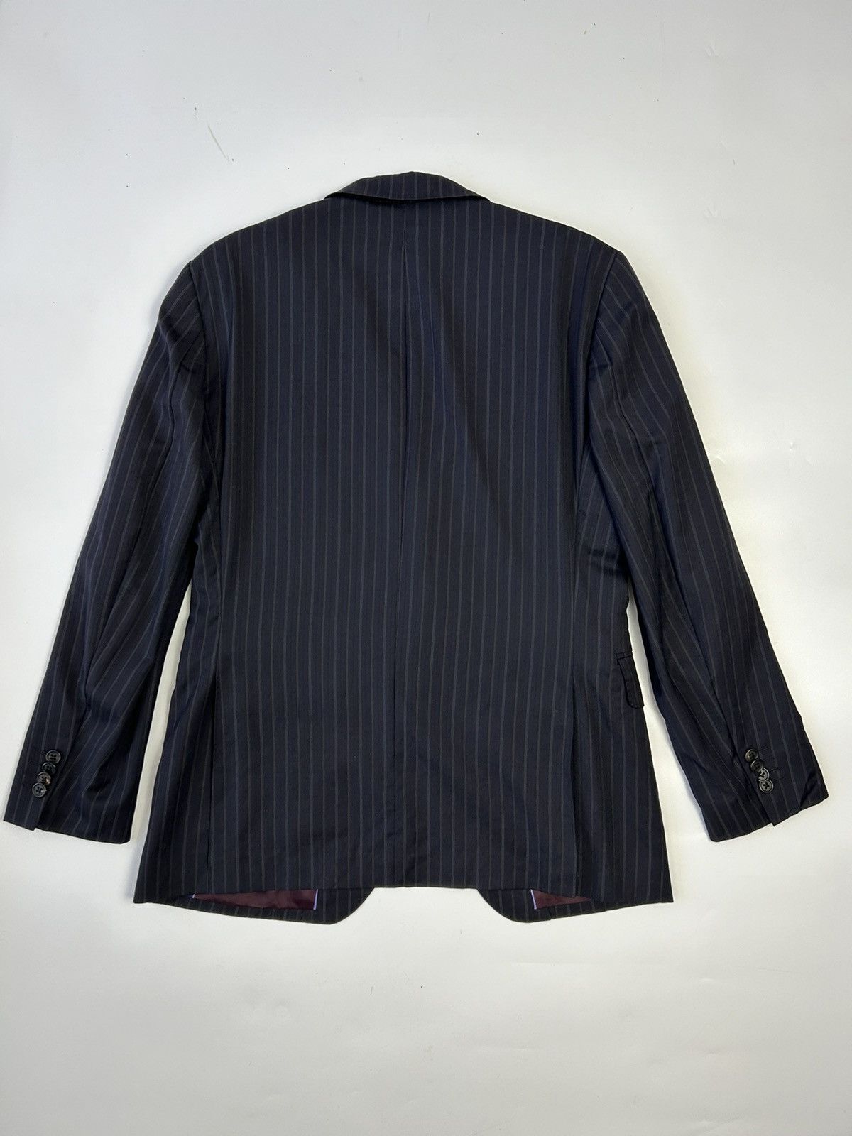 Designer × Ermenegildo Zegna × Paul Smith PAUL SMITH X ERMENEGILDO ZEGNA STRIPED BLAZER Size 38R - 3 Thumbnail