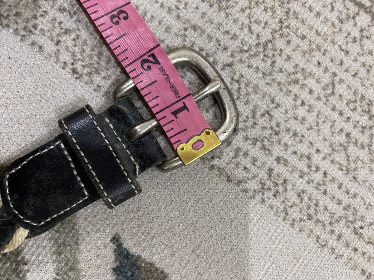 Japanese Brand Japanese Brand Braided Leather Buckle Belt Size ONE SIZE - 8 Thumbnail