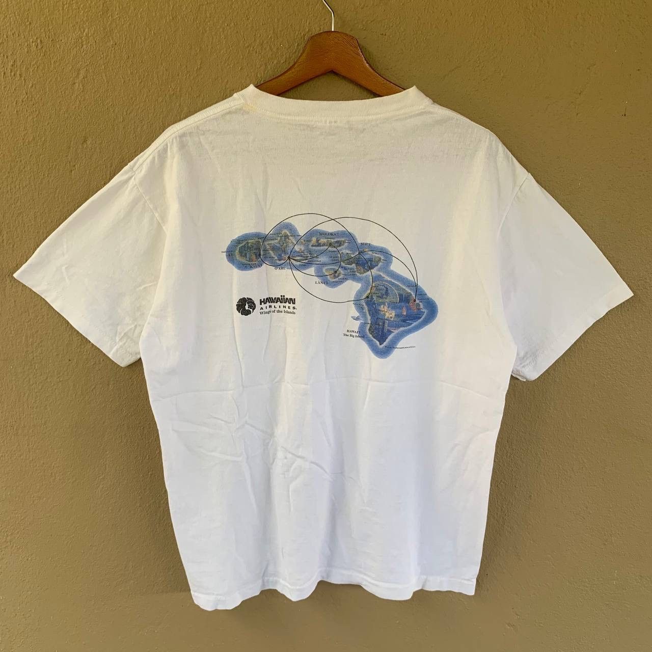 Quiksilver Rare Vintage 90s Hawaiian Airlines Backhit Tees Size US L / EU 52-54 / 3 - 1 Thumbnail