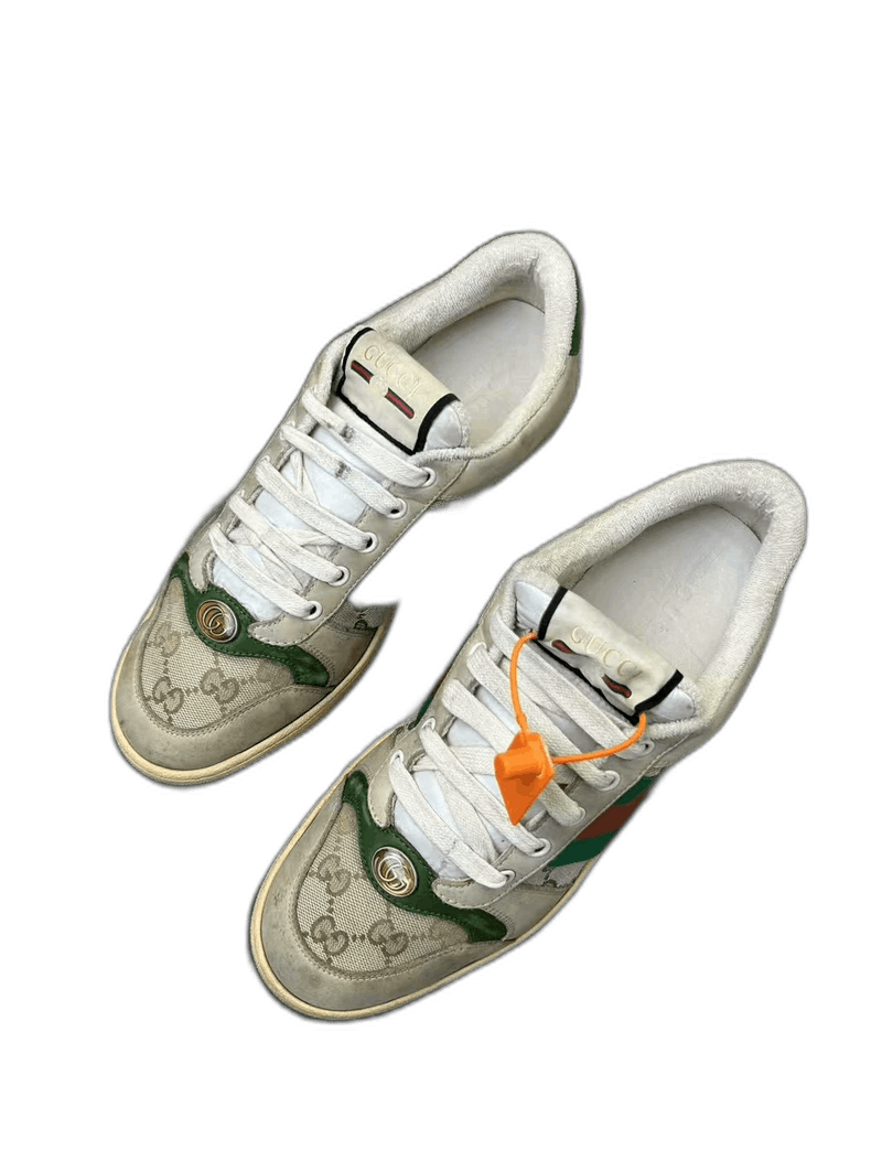 Gucci Gucci Dirty Sneakers Vintage Style Size US 8.5 / EU 41-42 - 1 Thumbnail