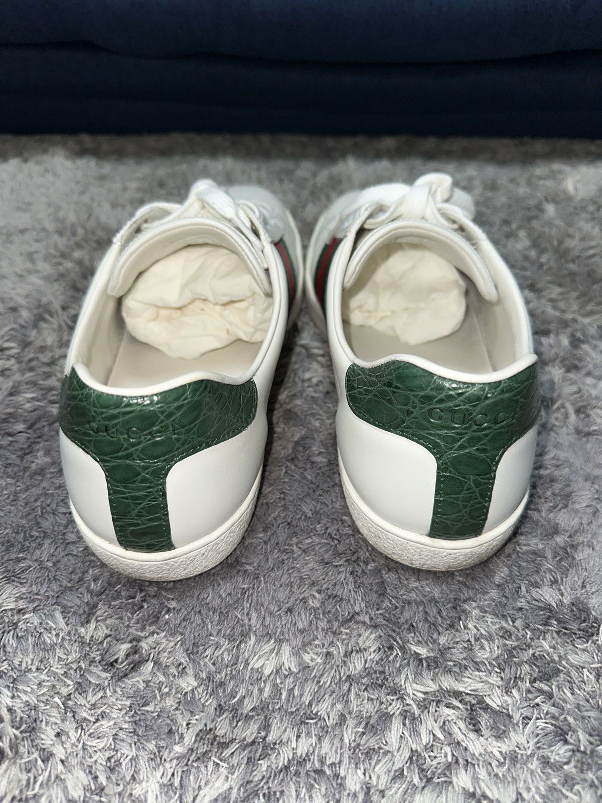 Gucci Gucci Leather Tennis sneakers Size US 9.5 / EU 42-43 - 4 Thumbnail