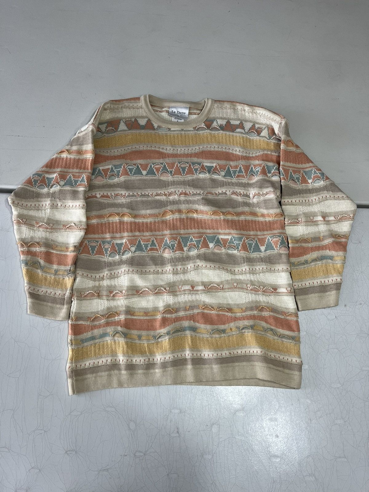 Vintage Vintage la dame Australia 3d knit sweater Size S / US 4 / IT 40 - 1 Thumbnail