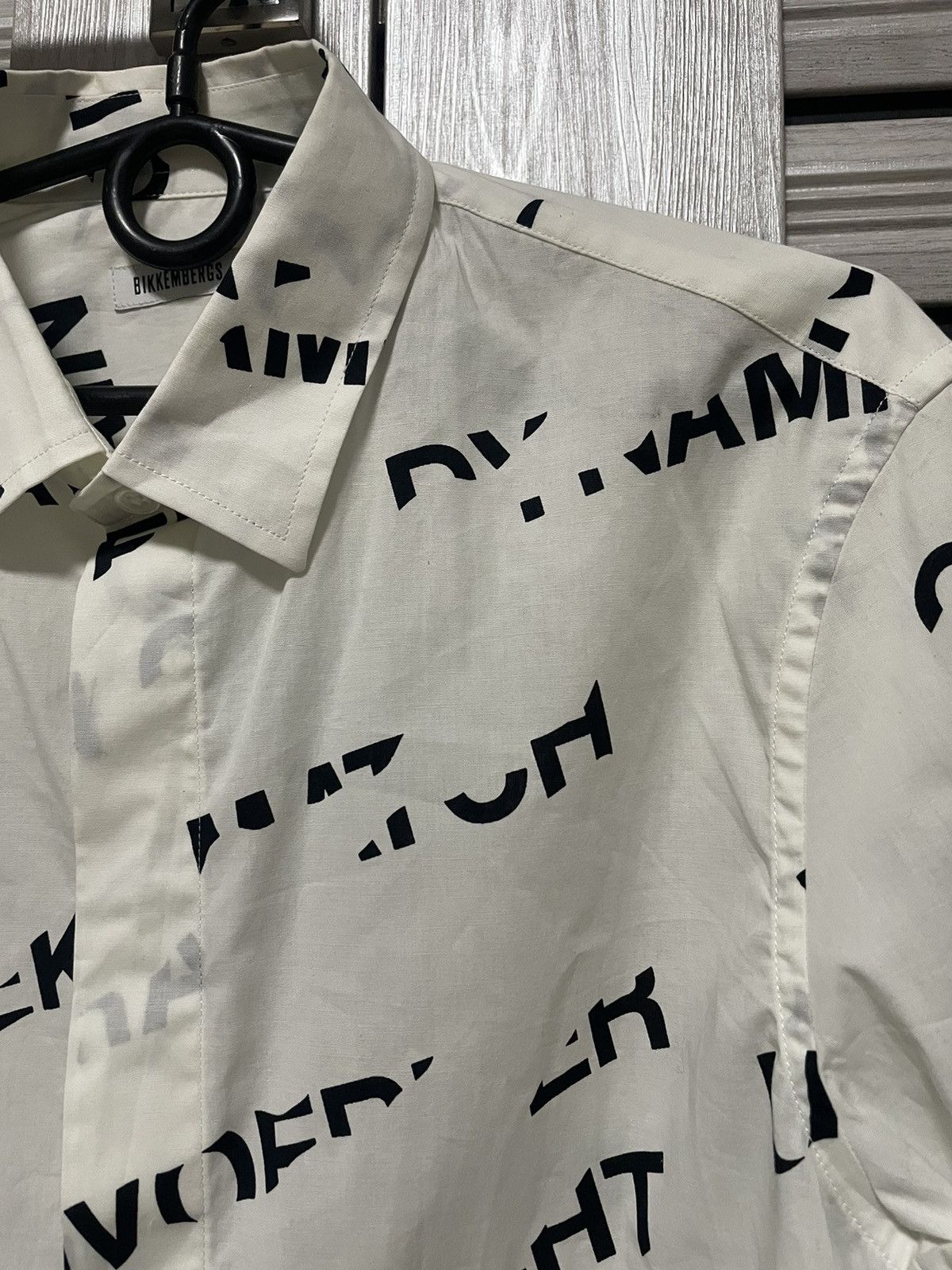 Dirk Bikkembergs Dirk Bikkembergs Monogram Rare Shirt Classic Size US M / EU 48-50 / 2 - 6 Thumbnail