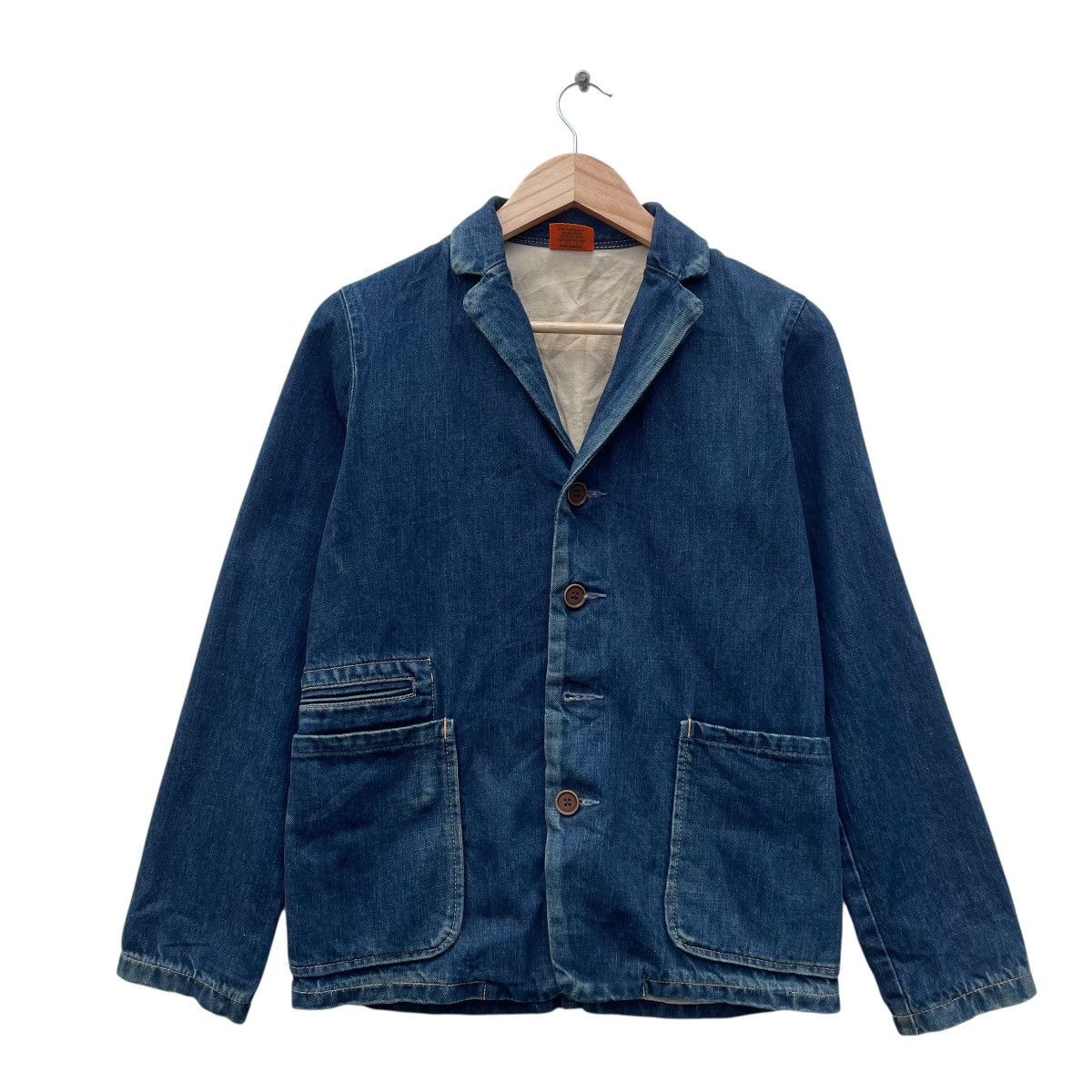 45rpm 💥Vintage Japanese Brand Omnigod Indigo Denim Jacket Size US M / EU 48-50 / 2 - 1 Thumbnail