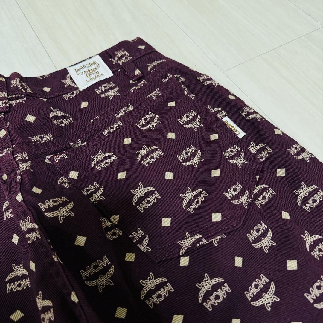 MCM MCM Monogram Red Jeans Size 28" / US 6 / IT 42 - 6 Thumbnail