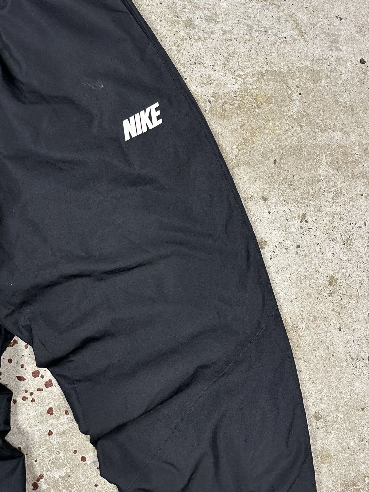 Nike Vintage Y2K Nike Black Baggy Track Pants Swoosh Spell Out Size US 36 / EU 52 - 6 Thumbnail