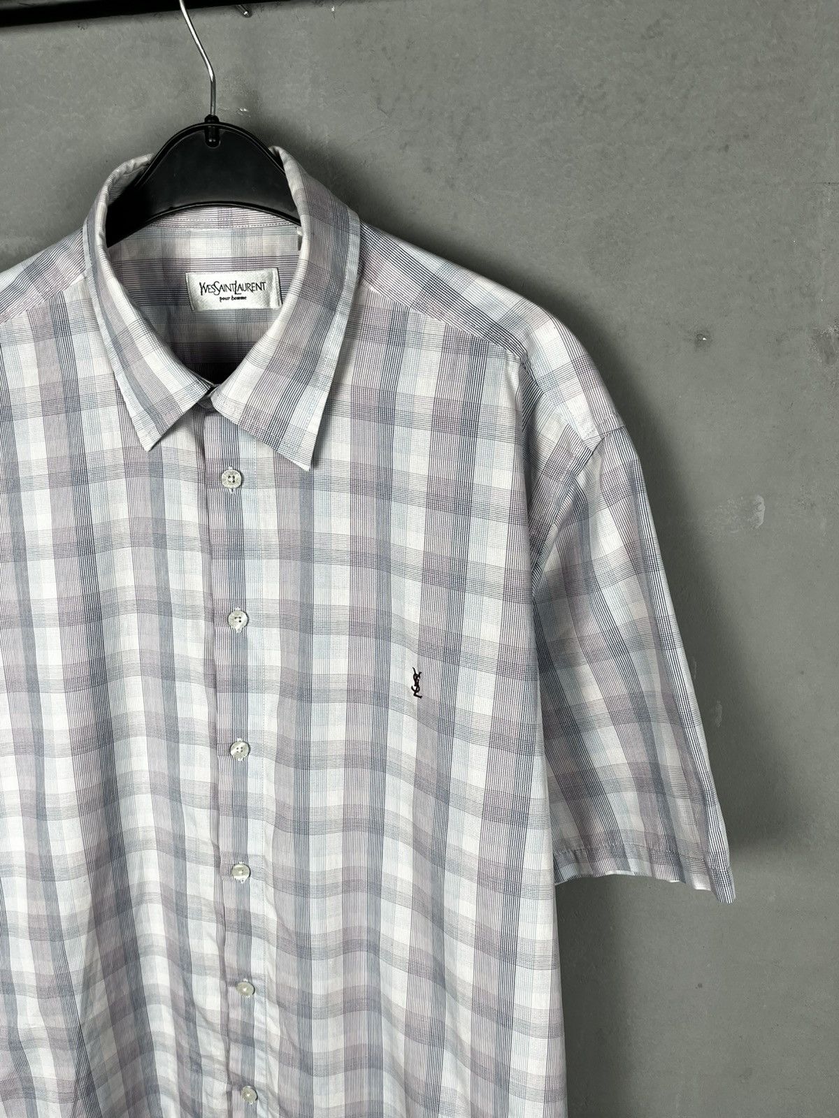 Yves Saint Laurent YSL rare button shirt vintage 90s size XL Size US XL / EU 56 / 4 - 2 Thumbnail