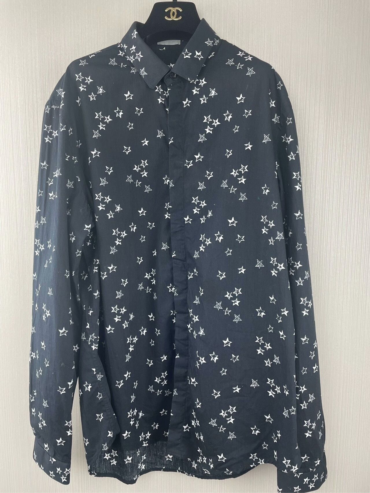 Dior dior star print button-up shirt size 40 Size US L / EU 52-54 / 3 - 1 Thumbnail