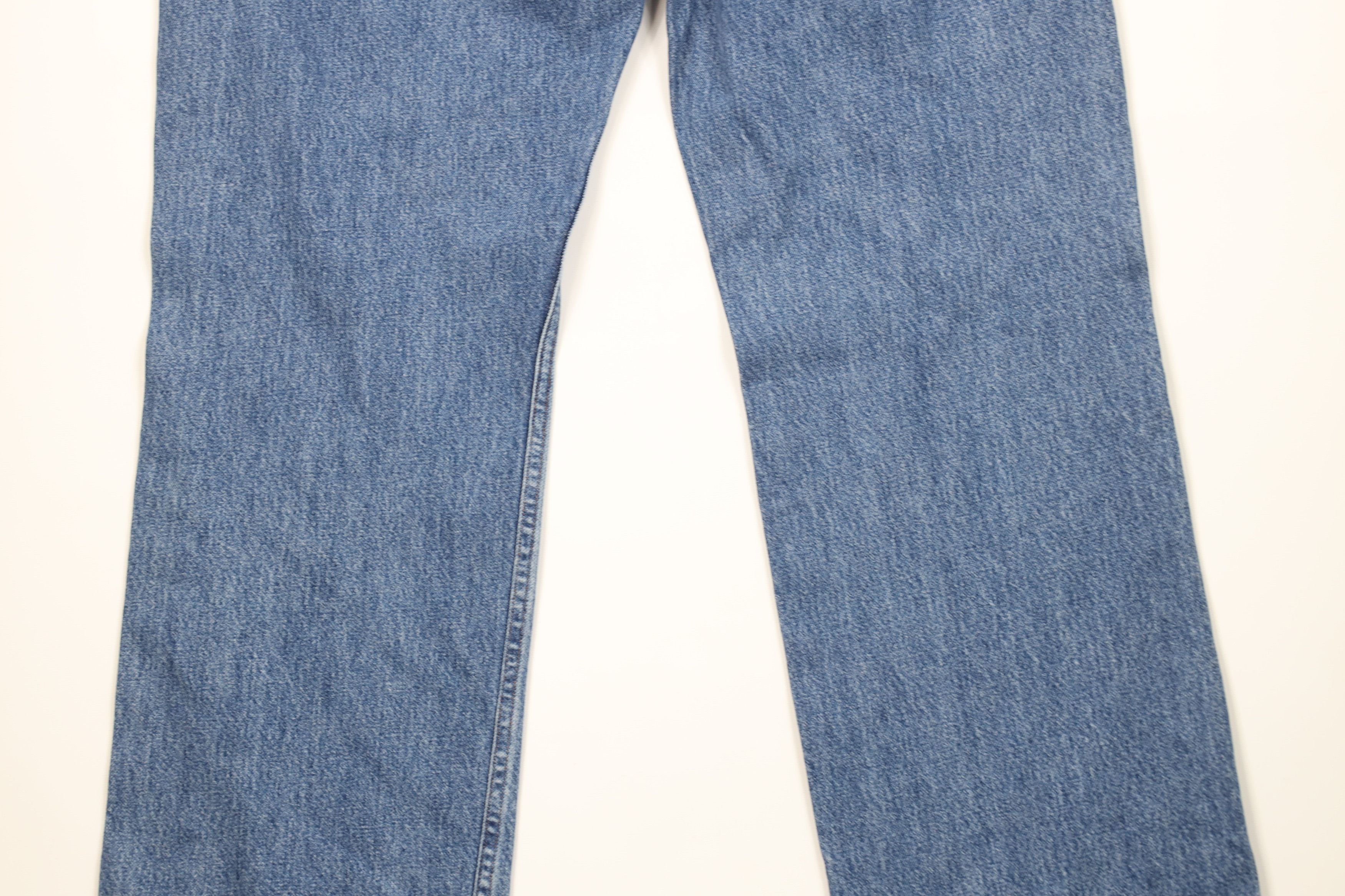 Harley Davidson Vintage 90s Y2K Harley Davidson Spell Wide Leg Denim Jeans Size US 38 / EU 54 - 9 Thumbnail