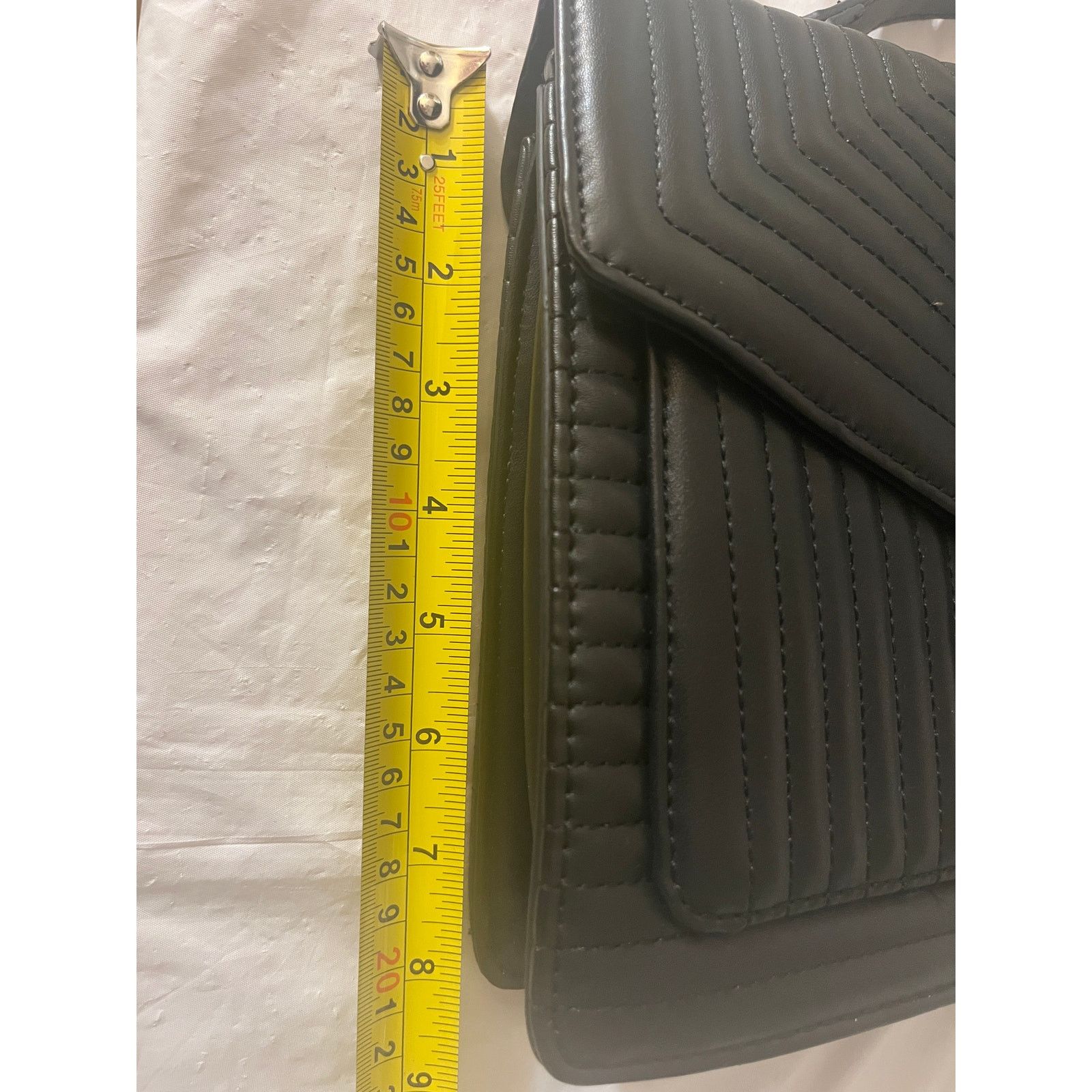 Aldo ALDO Jerilini Black Quilted Top Handle Satchel Size ONE SIZE - 14 Thumbnail