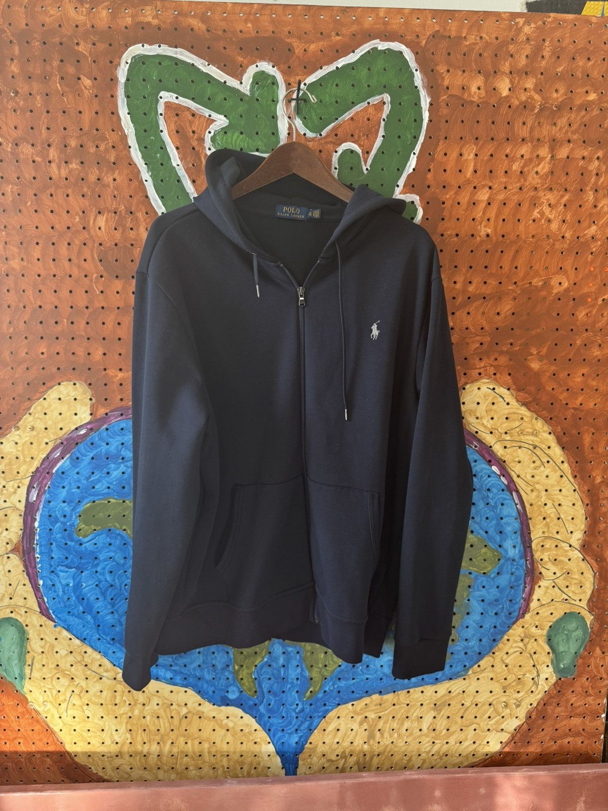 Polo Ralph Lauren Zip Up Polo Hoodie Size US XL / EU 56 / 4 - 1 Preview