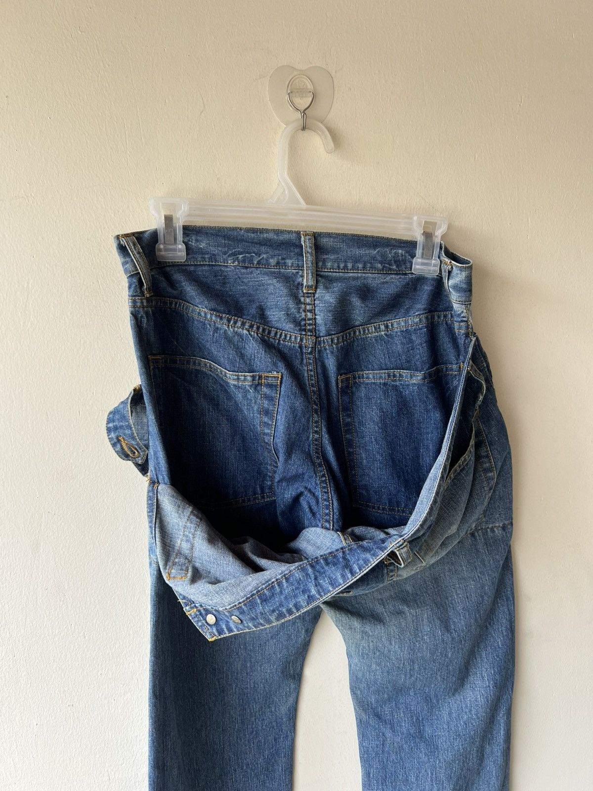 CABANE de ZUCCa Vintage Cabane de Zucca Faded Denim Double Waist Jeans Size US 30 / EU 46 - 22 Thumbnail