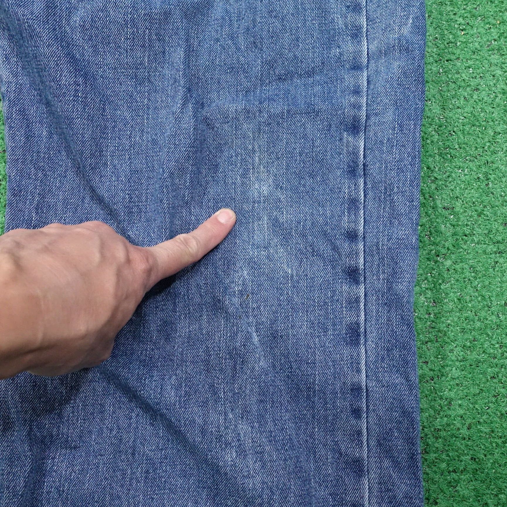 Polo Ralph Lauren Vintage Polo Ralph Lauren Jeans Co Men's Relaxed Fit 38x30 Blue Cotton Zip Fly Baggy Straight Denim Jeans Size US M / EU 48-50 / 2 - 5 Thumbnail