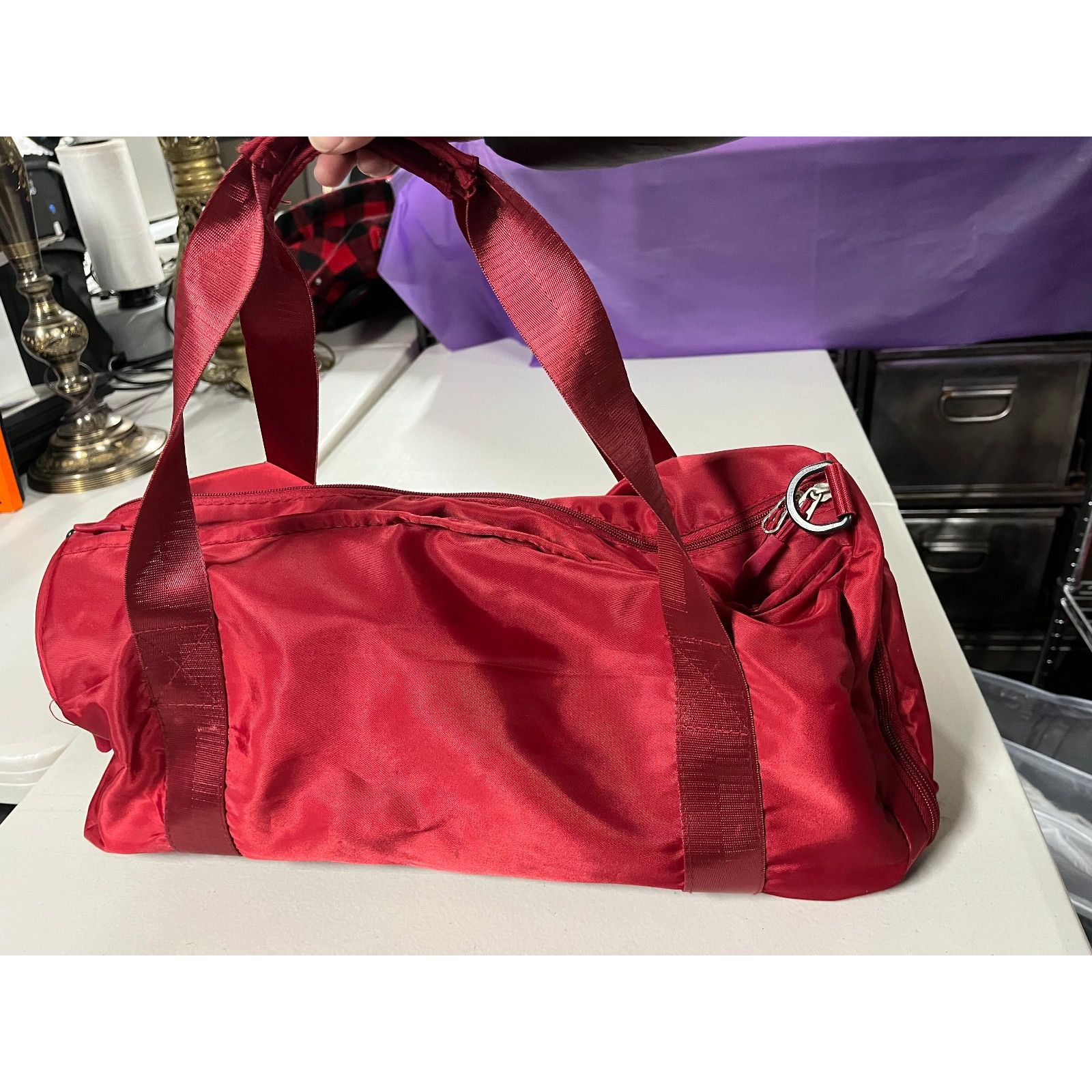 Victoria's Secret Victoria’s Secret PINK Sequin Duffel Gym Bag Waterproof Size ONE SIZE - 5 Thumbnail