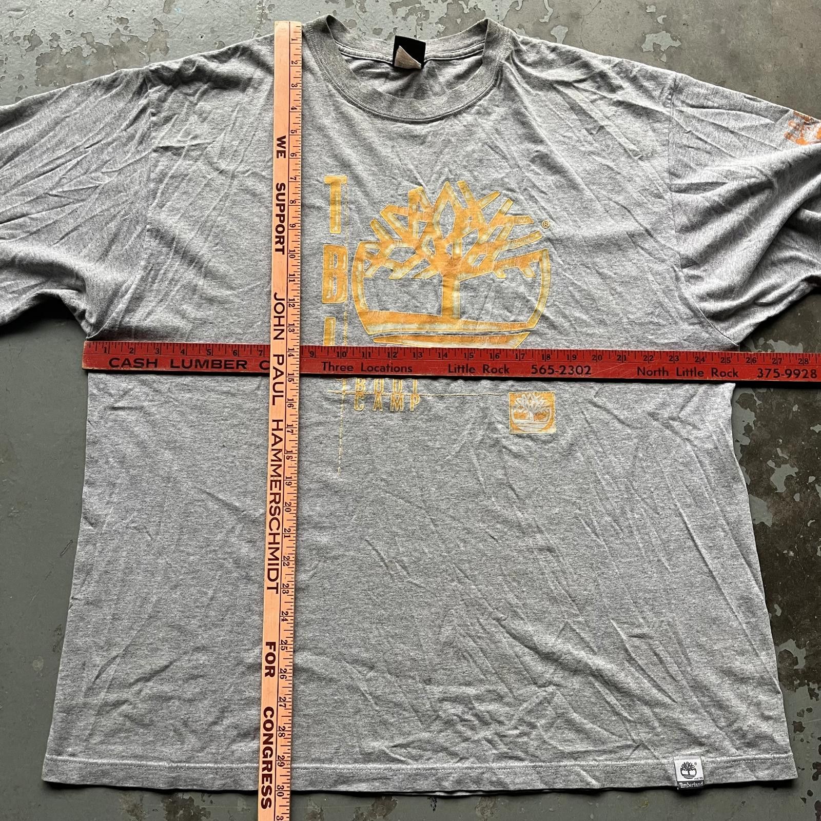 Timberland × Vintage Vintage 90s Y2K Timberland Boot Camp Tree Grunge Shirt Size US XXL / EU 58 / 5 - 4 Thumbnail