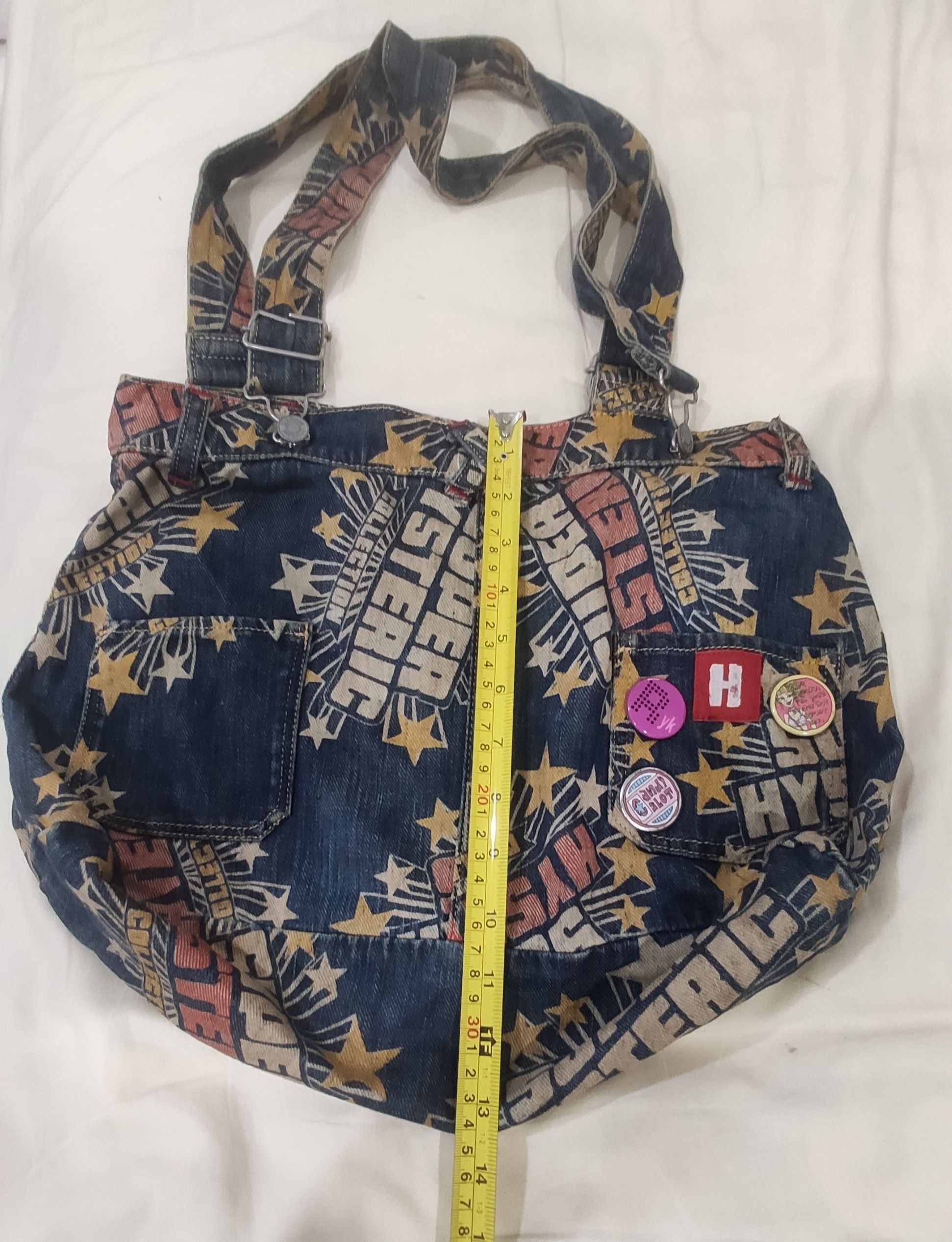 Hysteric Glamour × Vintage Vintage Denim Super Hysteric Glamour Collection Tote Beg Size ONE SIZE - 10 Thumbnail