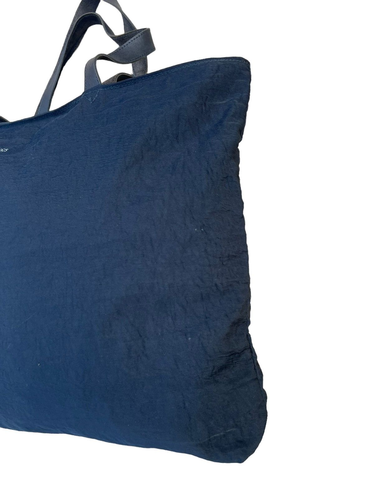 Yohji Yamamoto Vintage 80s 90s Yohji Yamamoto Y’saccs Black Large Tote Bag Size ONE SIZE - 8 Thumbnail