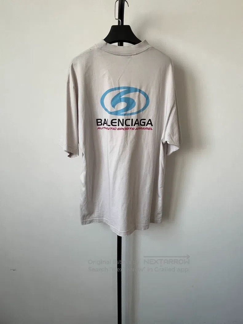 Balenciaga Balenciaga Emblem print round neck loose short-sleeve T-sh Size US XS / EU 42 / 0 - 2 Thumbnail