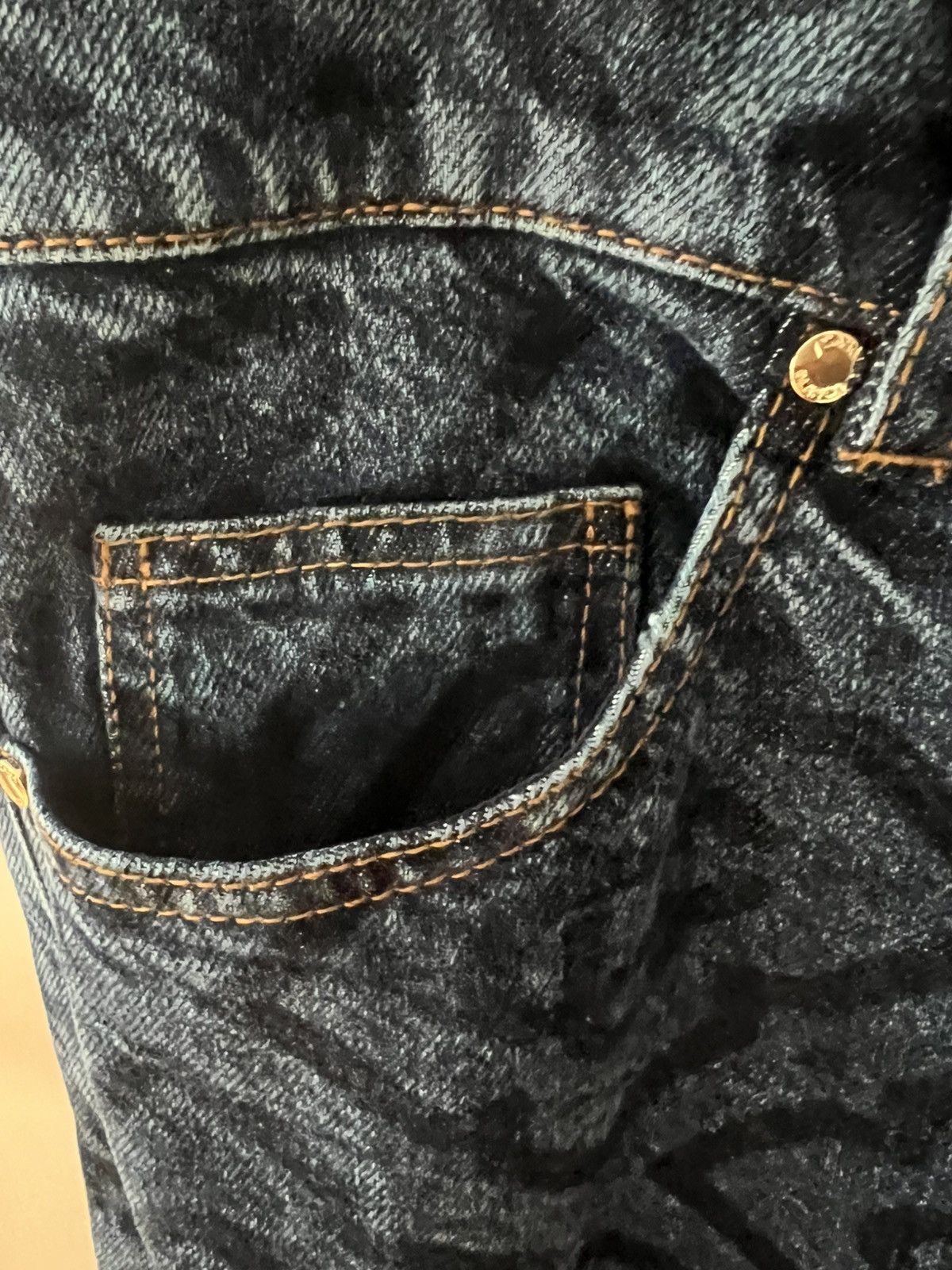 Casablanca Casablanca Laser Monogram Denim Jeans Men Sz W36 Size US 35 - 10 Thumbnail