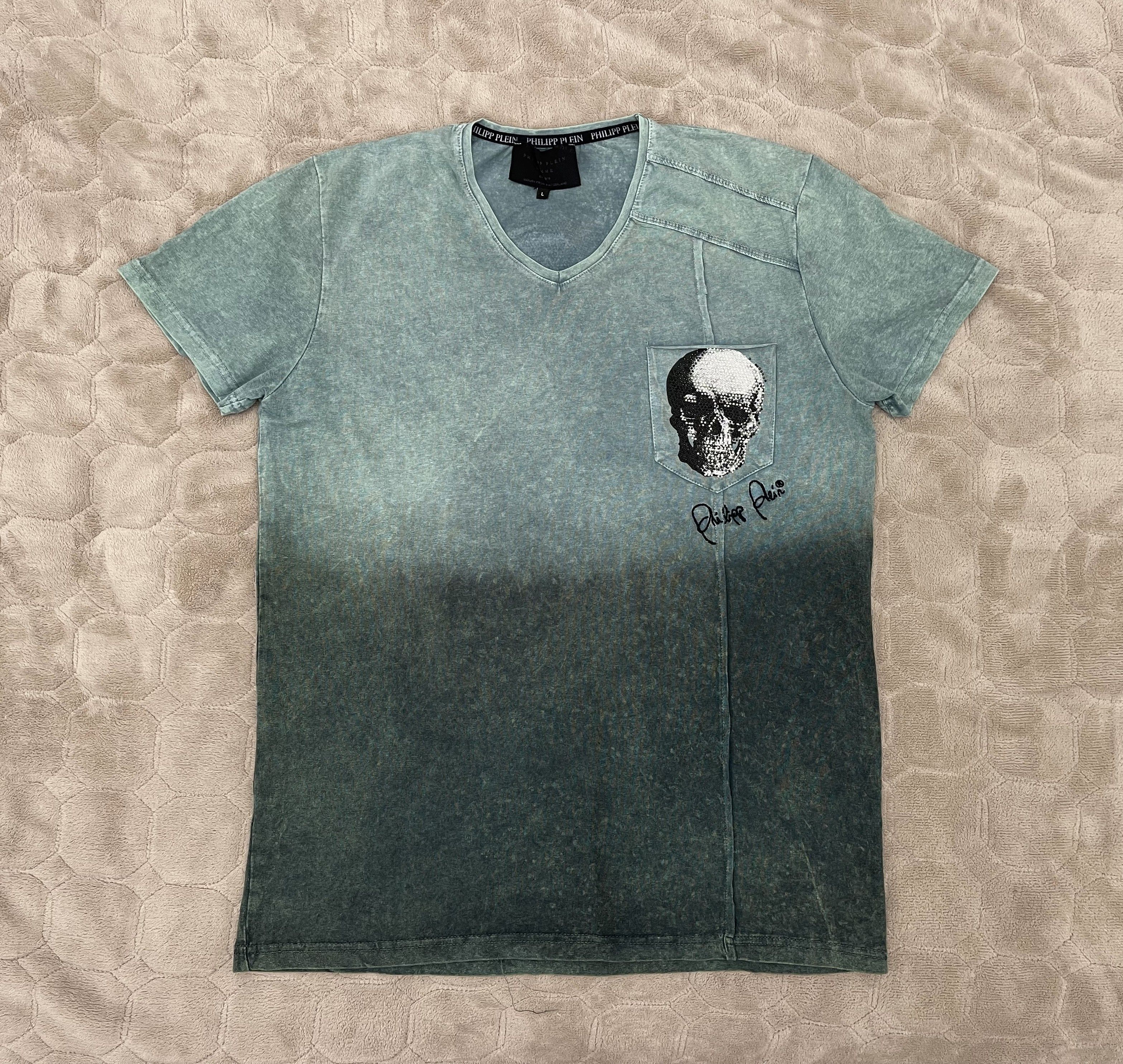 Philipp Plein × Vintage Philipp Plein. Skull. Size US L / EU 52-54 / 3 - 2 Thumbnail