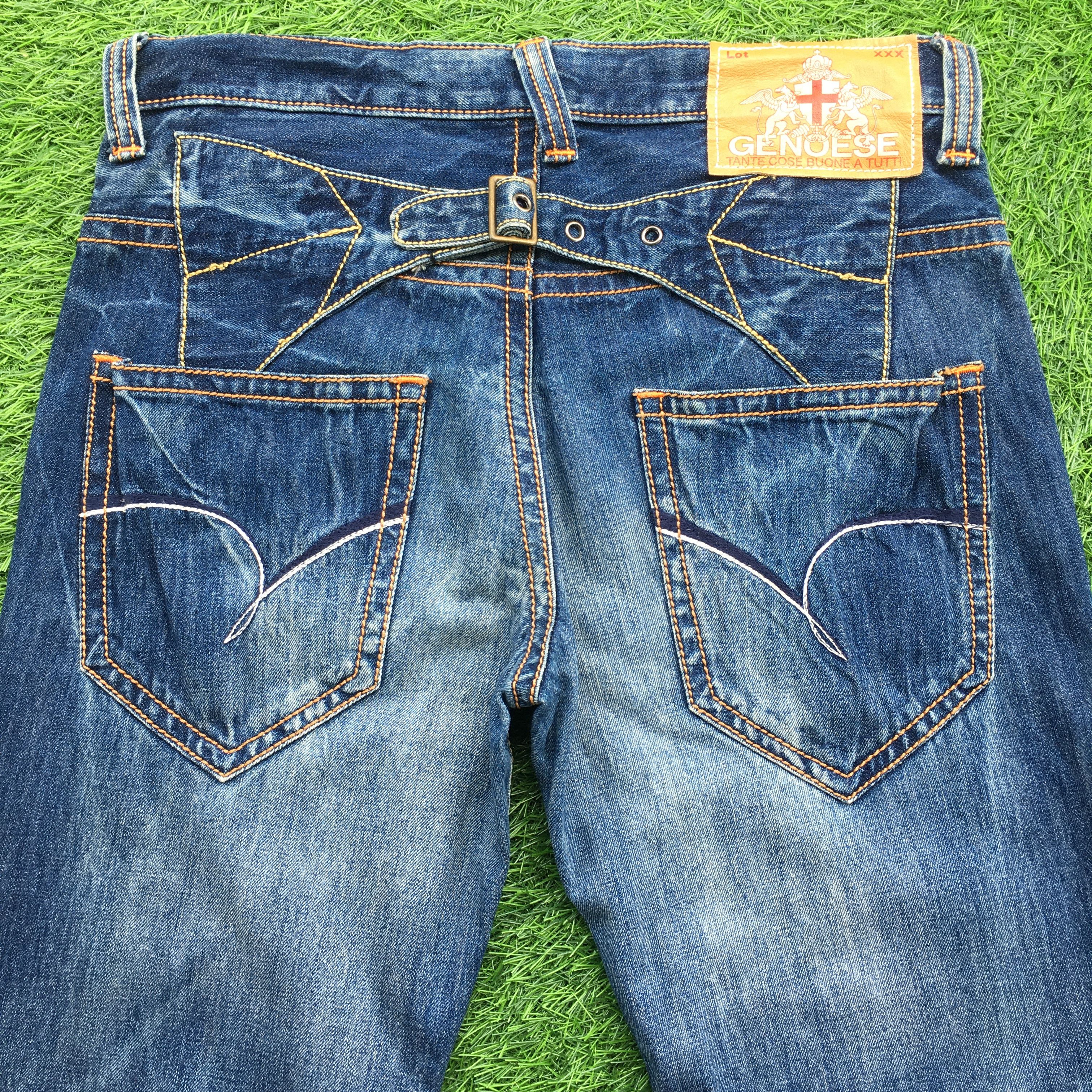 Japanese Brand Geneose Japanese Multipocket Straight Jeans D-938 Size US 30 / EU 46 - 4 Thumbnail
