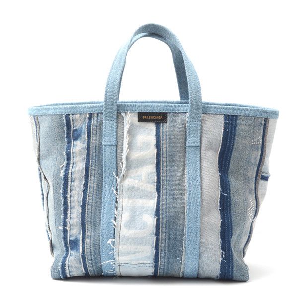 Balenciaga Balenciaga Balenciaga Denim Tote Bag Barbes 671409 Denim Tote Bag 671409 in Great Condition Size ONE SIZE - 1 Thumbnail
