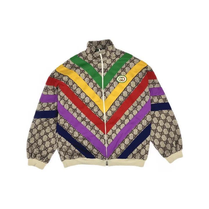 Gucci Gucci Colorful Stripe Logo Jacket for Women-2507 Size S / US 4 / IT 40 - 8 Thumbnail