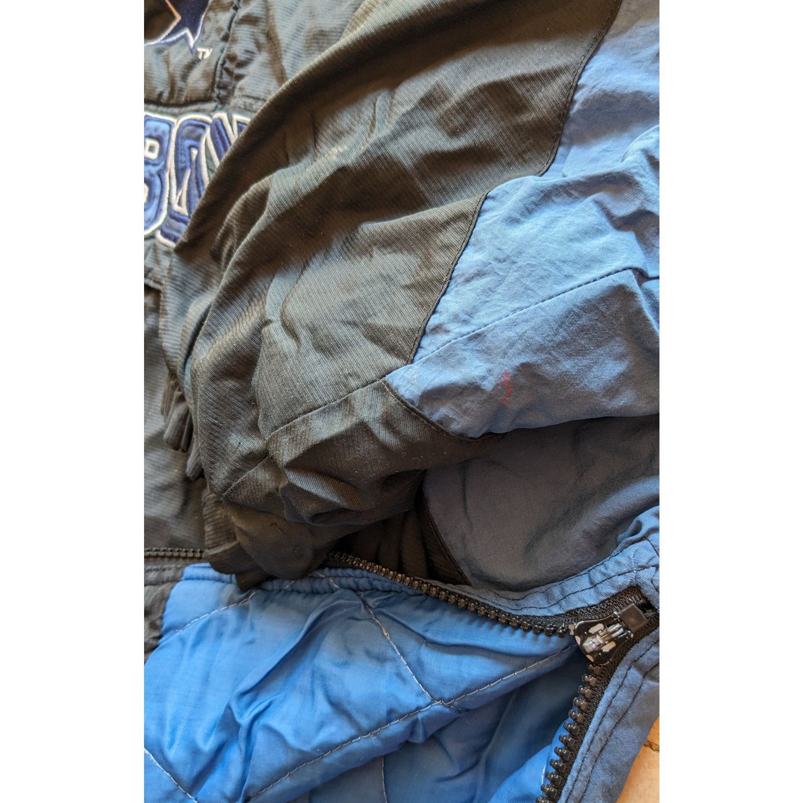 NFL × Starter Dallas Cowboys 90s EMMITT 1/2 jacket L black NFL Pro vintage Size US L / EU 52-54 / 3 - 6 Thumbnail