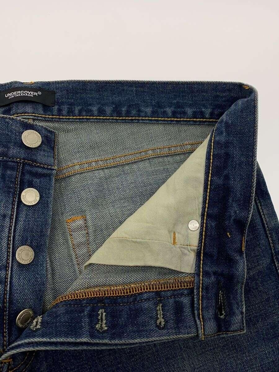 Undercover Undercover Drip Bead Embroidery Cotton Denim Pants Indigo Size US 34 / EU 50 - 3 Thumbnail