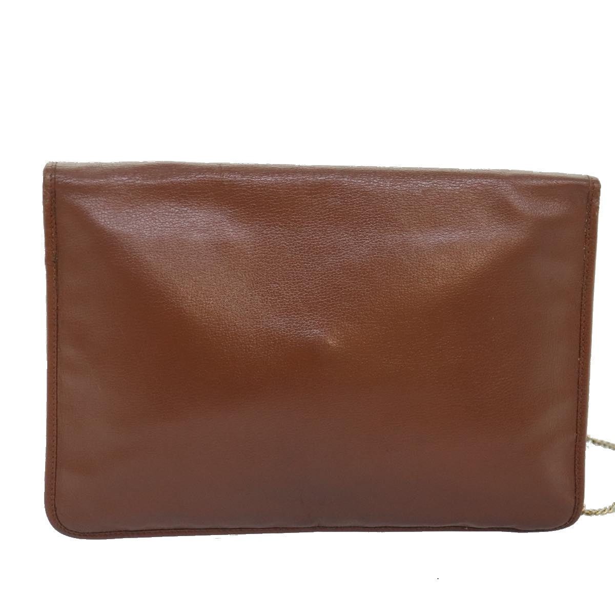 Dior DIOR Chain Shoulder Bag Leather Brown Size ONE SIZE - 3 Thumbnail