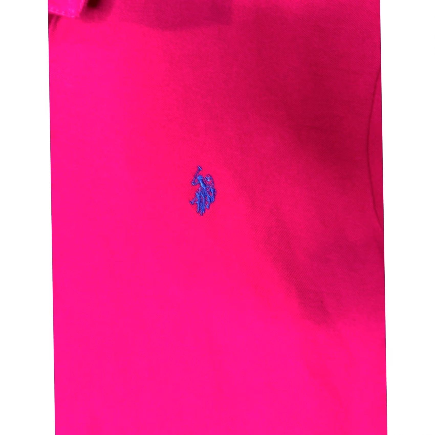 U.S. Polo Assn. U.S. Polo Assn. Performance Pique Polo Shirt Mens XL Pink Short Sleeve Casual Activewear Golf Breathable Embroidered Logo Summer Sport Shirt Size US XL / EU 56 / 4 - 2 Thumbnail
