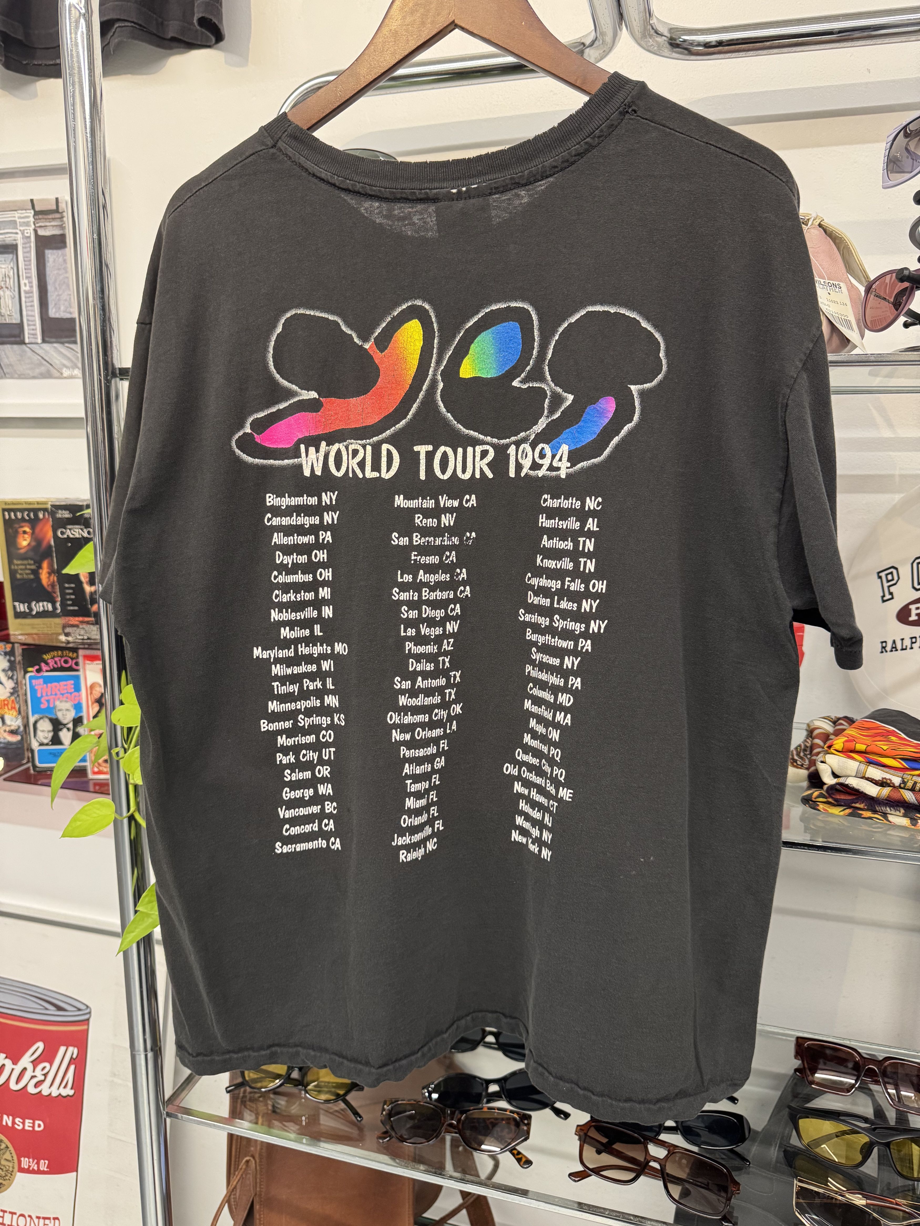 Hanes Vintage Yes Tour Tshirt Size US XL / EU 56 / 4 - 2 Thumbnail