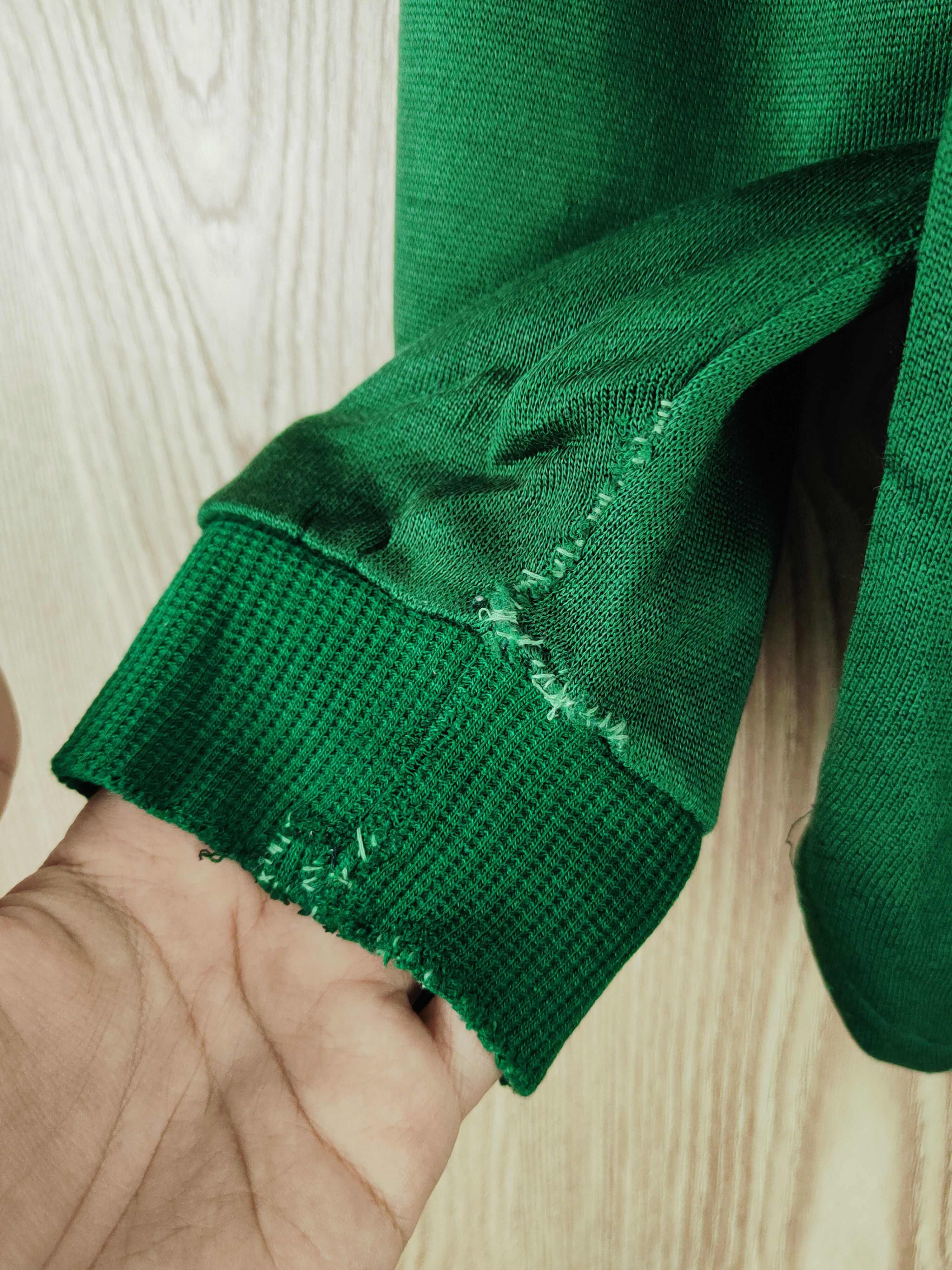 Japanese Brand × Vintage Comomi vintage cat Green Sweatshirts #W417 Size M / US 6-8 / IT 42-44 - 4 Thumbnail