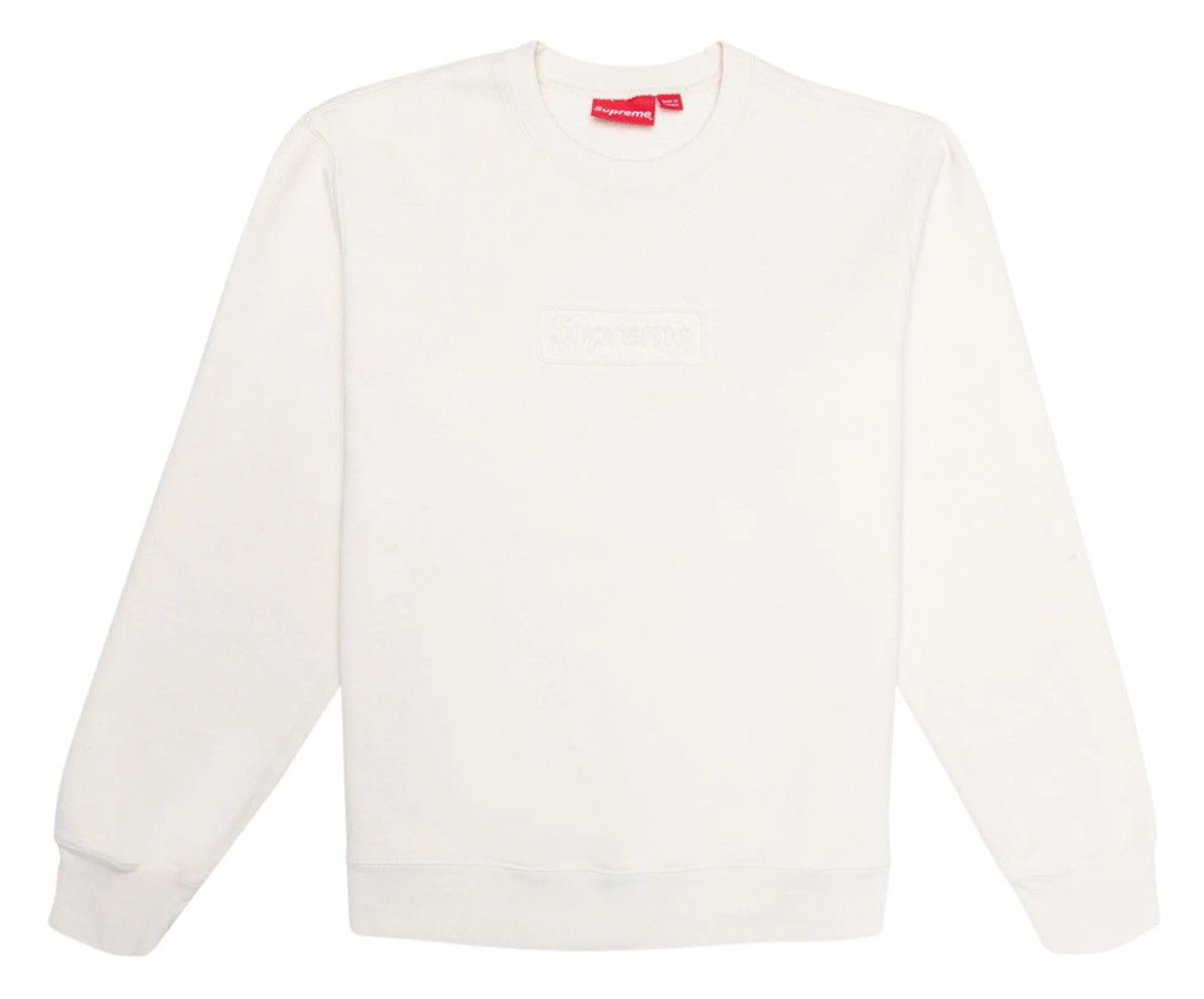 Supreme Supreme Cutout Logo Crewneck (SS20) | Grailed 