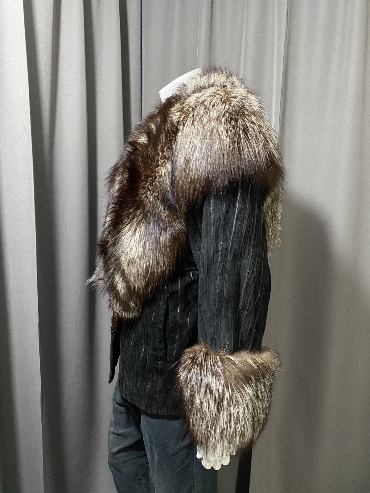 Sagafurs 90s SagaFurs- Fox Fur Leather Jacket Size US M / EU 48-50 / 2 - 3 Thumbnail