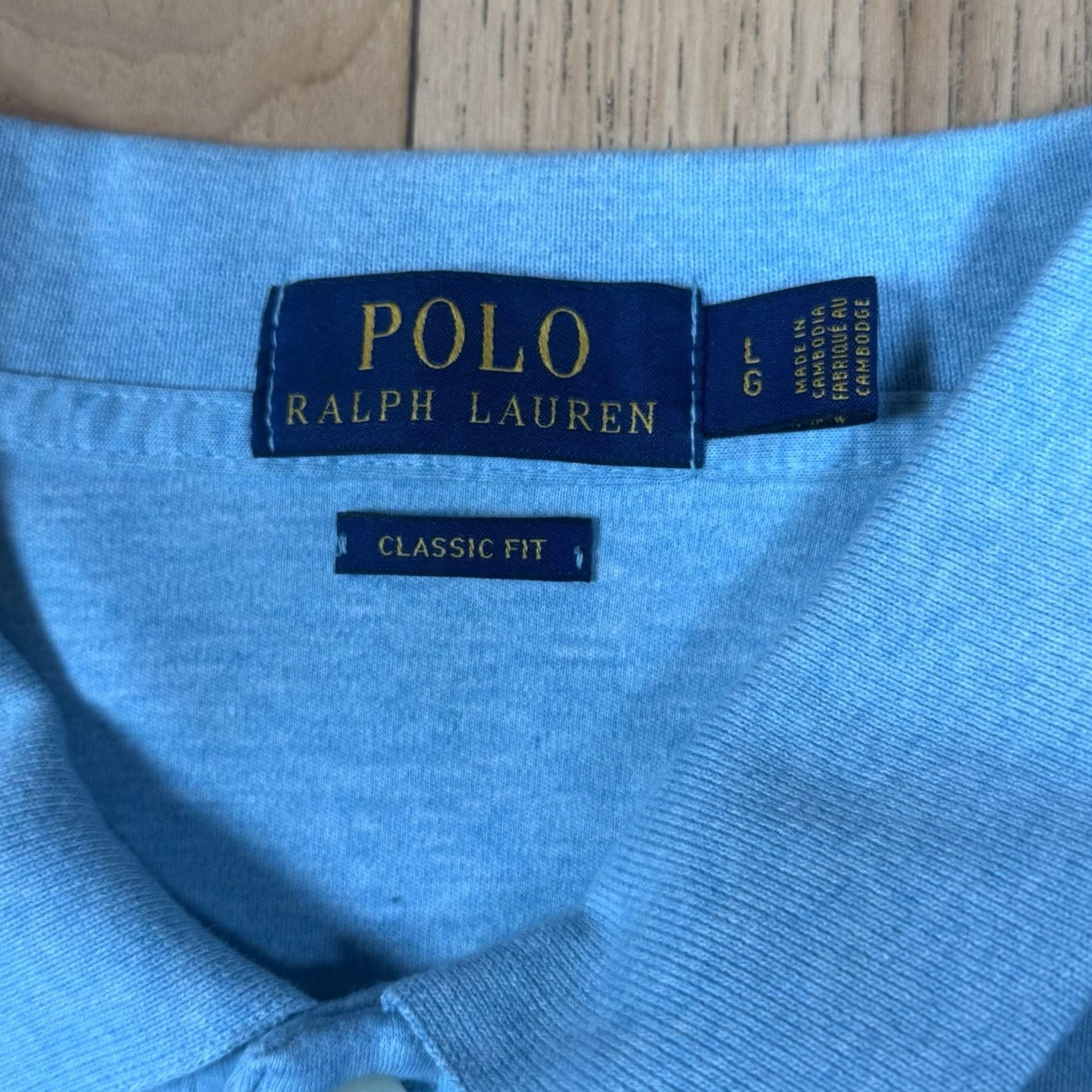 Polo Ralph Lauren Polo Ralph Lauren Shirt Mens Large Classic Fit Short Sleeve Blue Pony Multicolor Golf Preppy Size US L / EU 52-54 / 3 - 4 Thumbnail