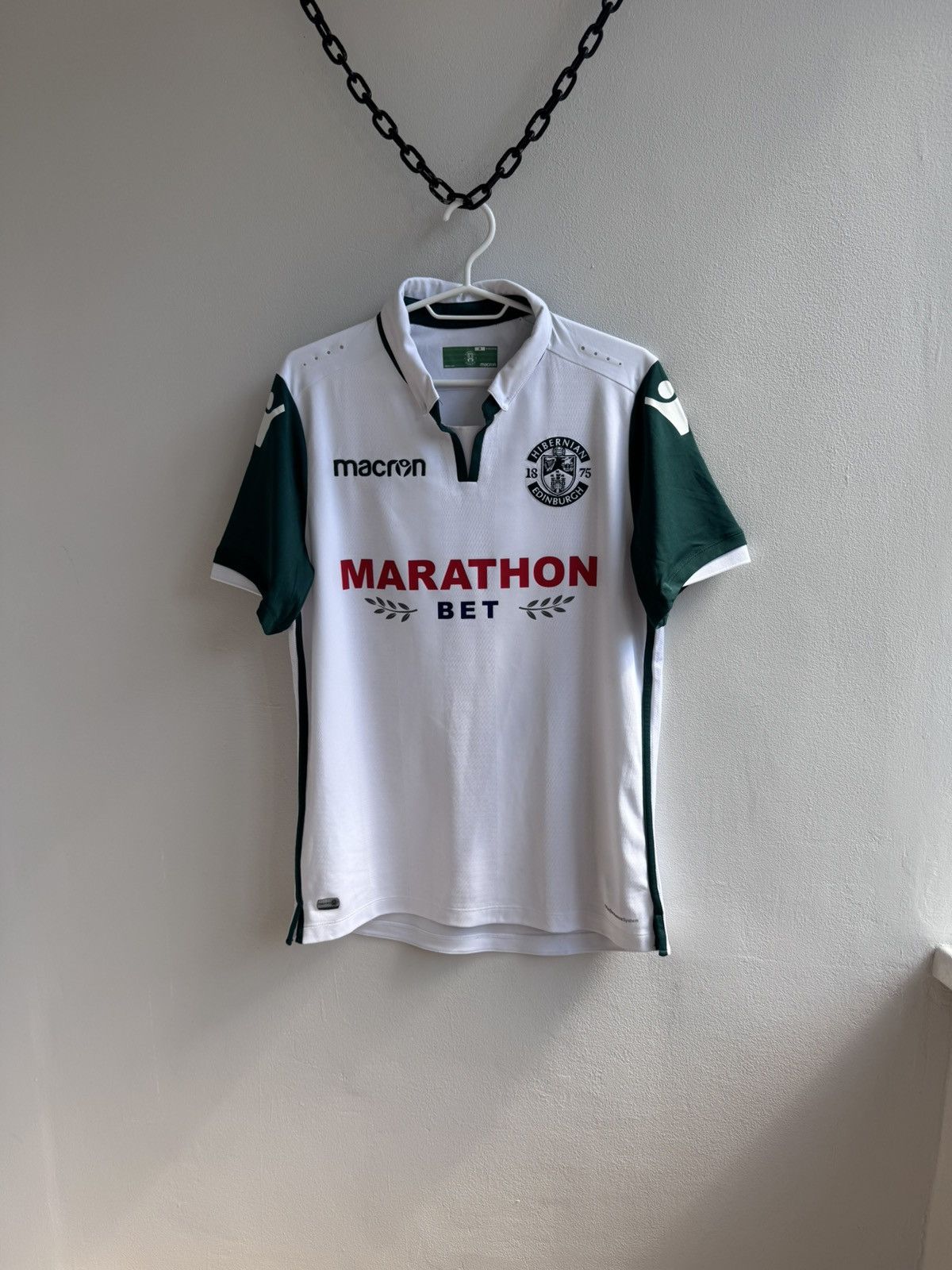 Macron Hibernian Edinburgh 2018 2019 Soccer Jersey Football Shirt Size US M / EU 48-50 / 2 - 1 Thumbnail