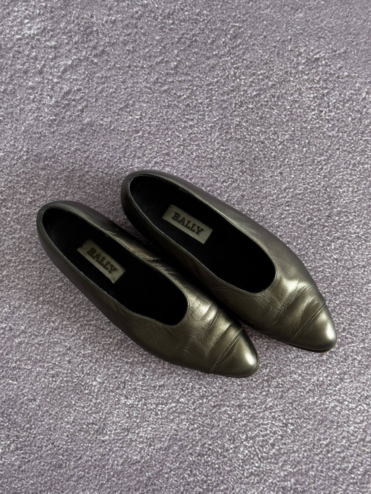 Bally Bally Real Leather Y2K 90s Flats Shoes Size US 5.5 / IT 35.5 - 2 Thumbnail