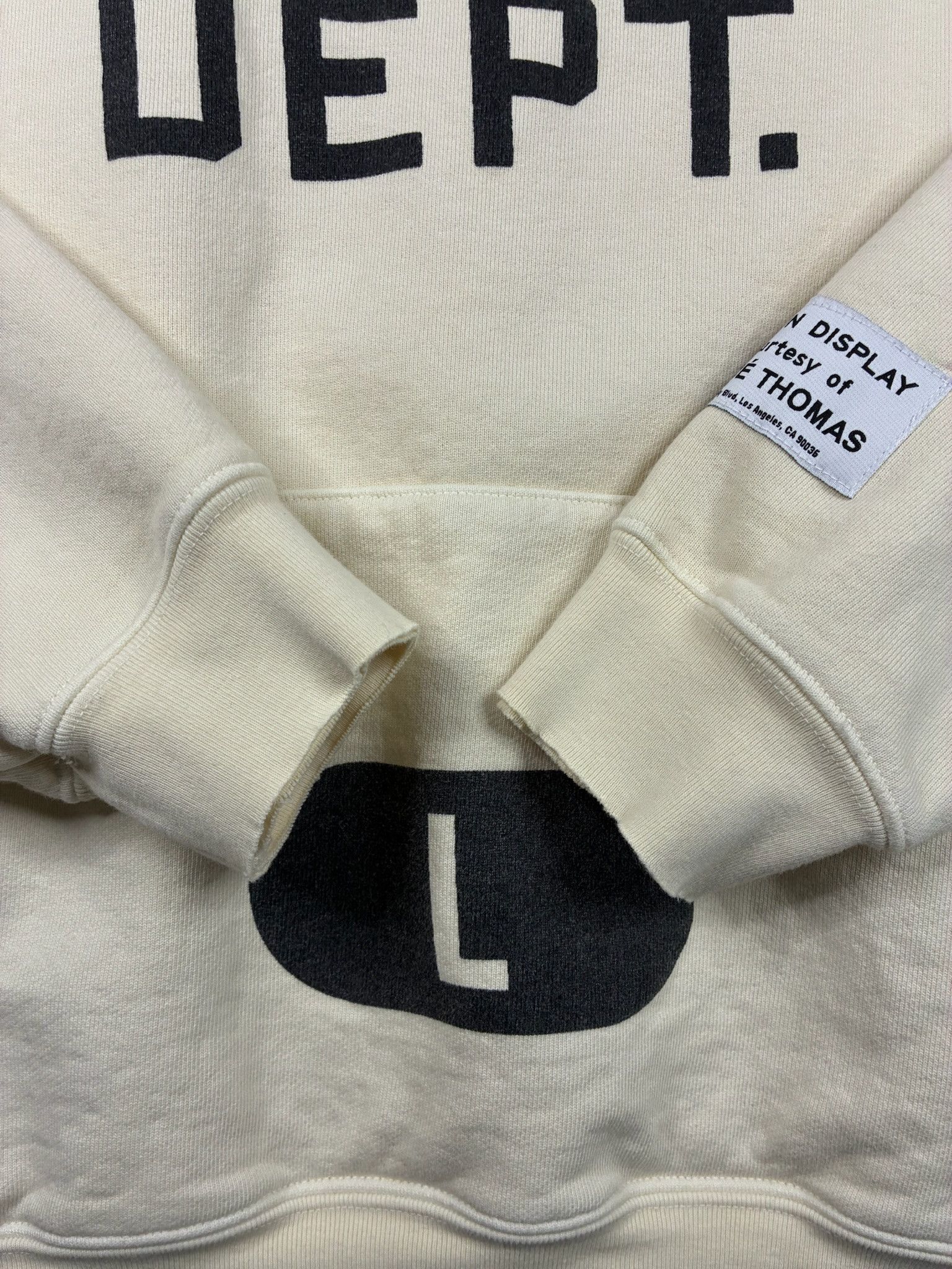 Gallery Dept. Gallery Dept Boxing Hoodie Cream Size US L / EU 52-54 / 3 - 4 Thumbnail