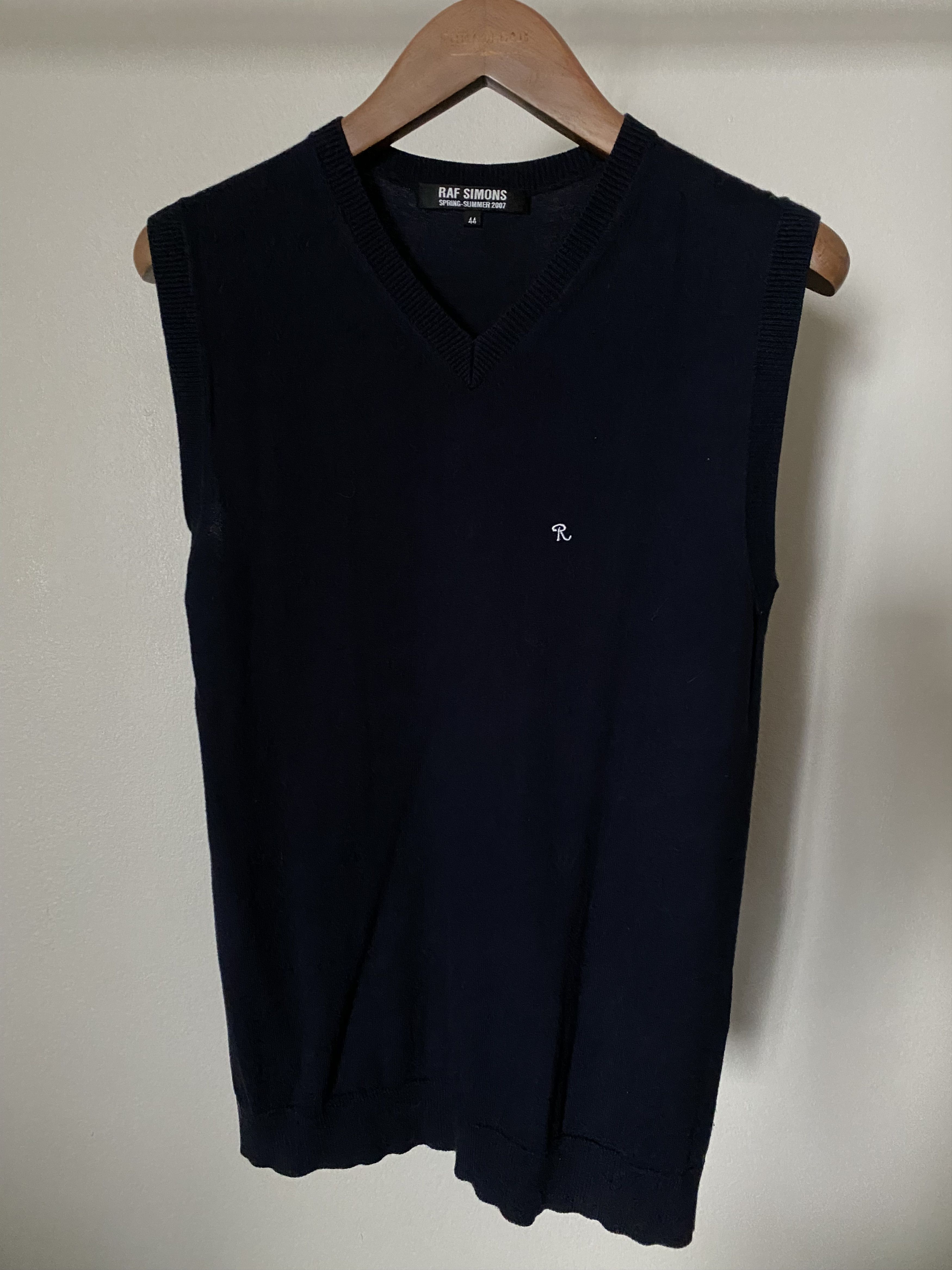 SS2007 Navy Knit Vest